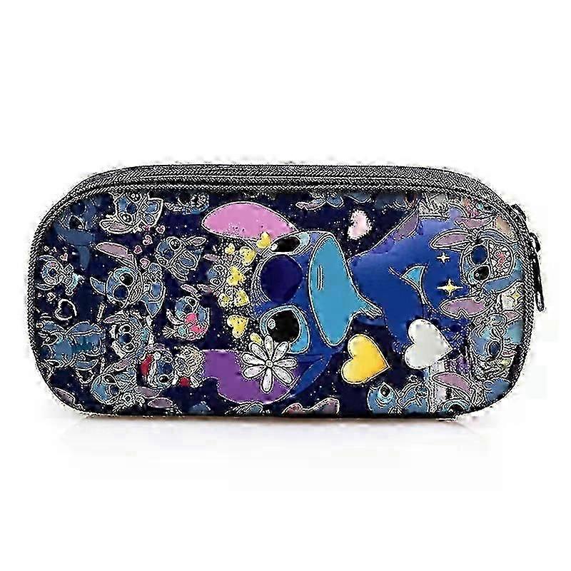 Aoger Lilo and Stitch Inspired Theme Nylon Pencil Case for Kids, Stylish and Functional Pencil Bag