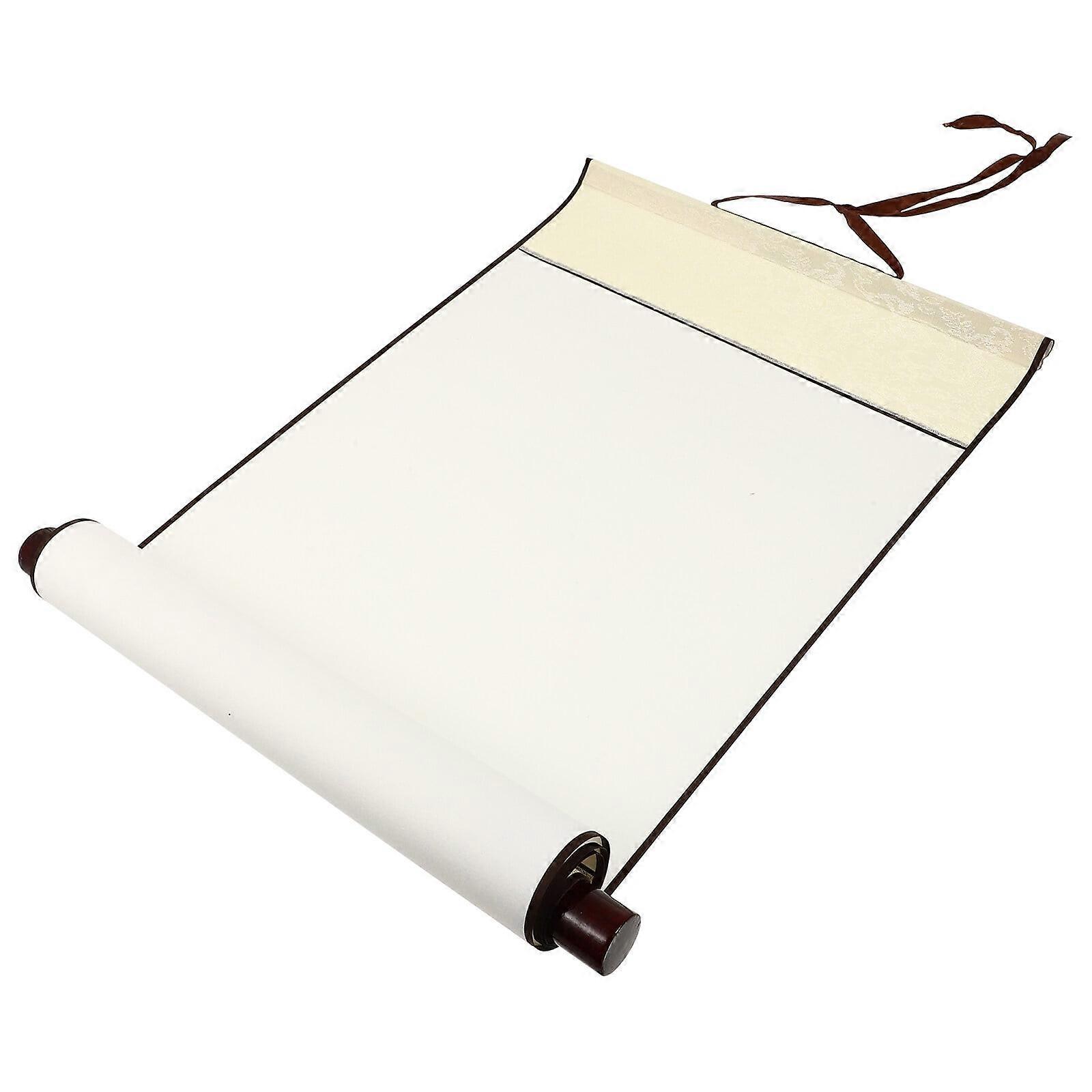 Chinese Painting Scroll Chinese Rice Paper Scroll Blank Calligraphy Scroll for Wall