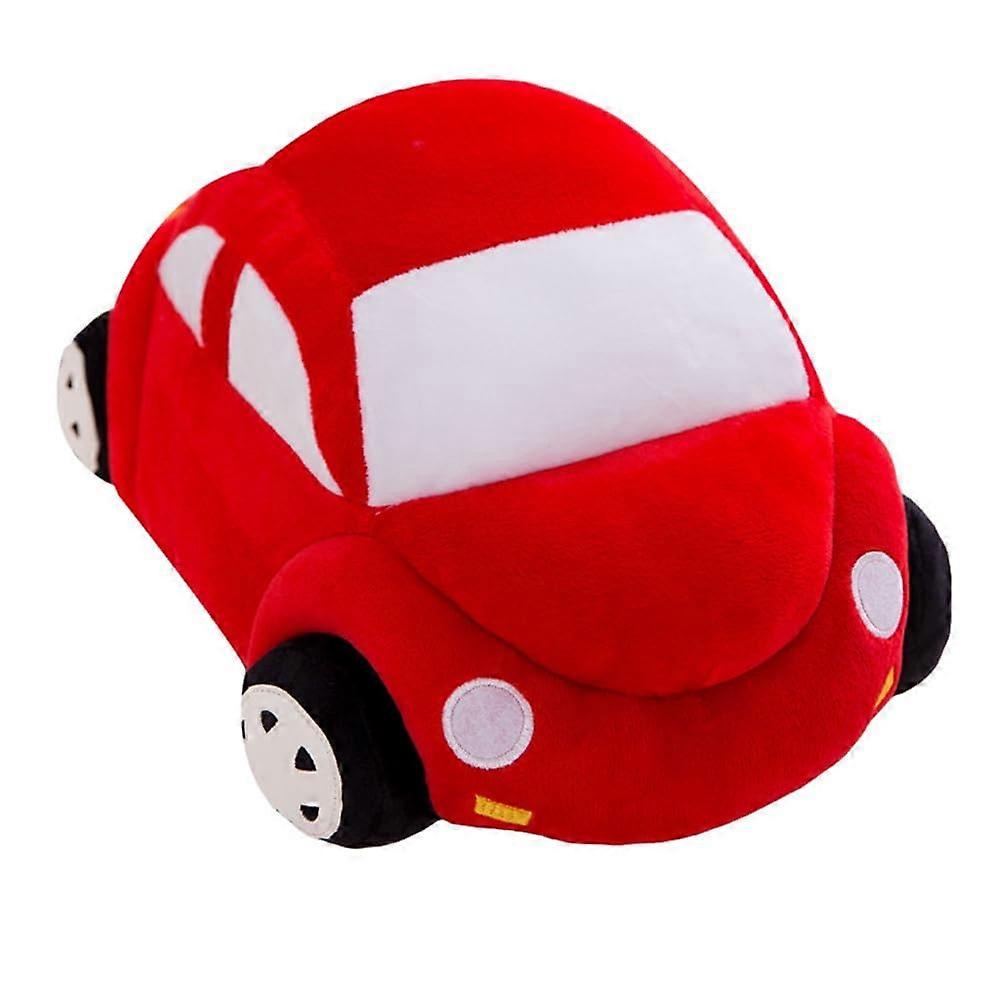 Car Plush Pillow Cartoon Car Plush Throw Pillow For Sofa And Bedroom Decor Red Soft Plush Material For Kids