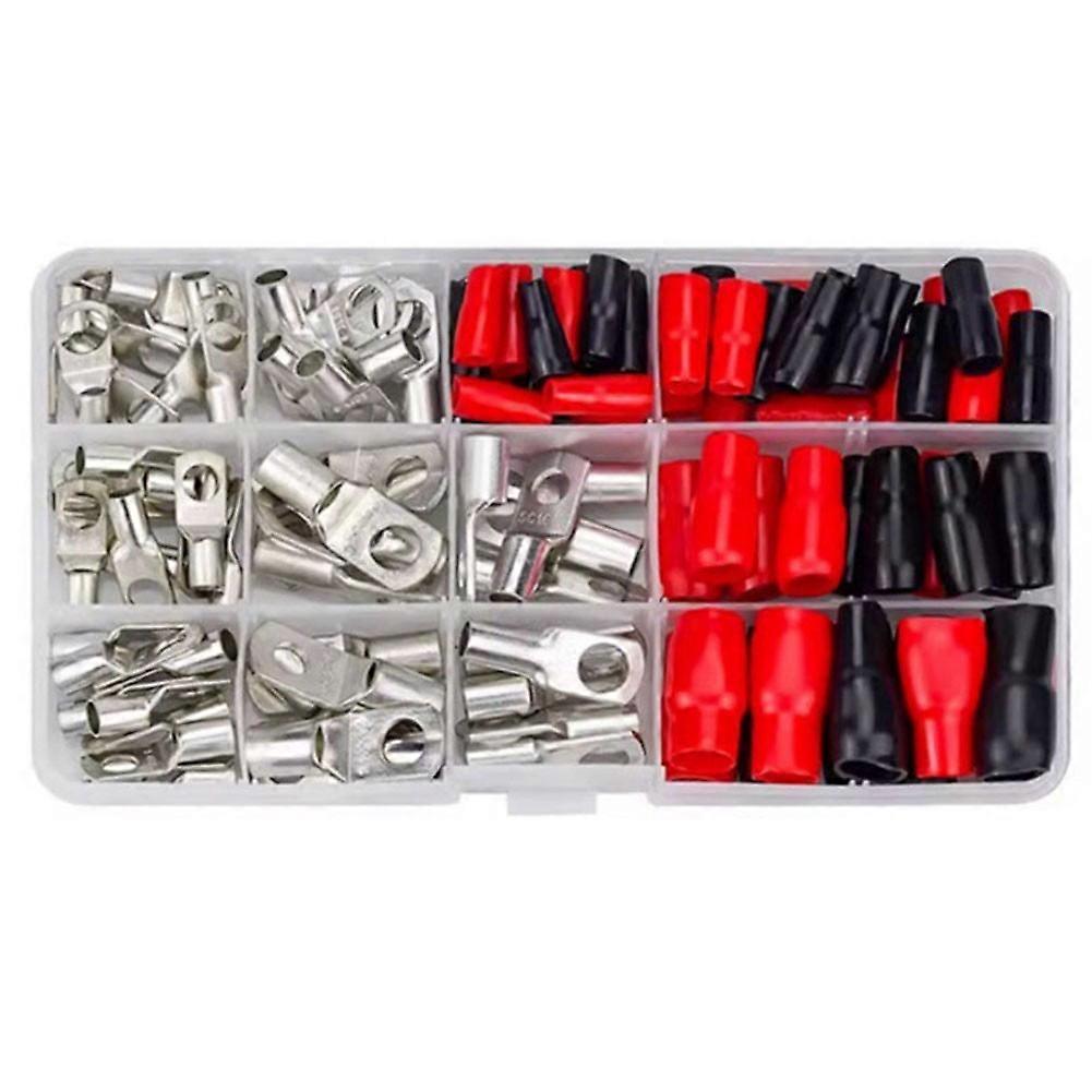 120Pcs Wiring Terminal And Protective Sleeve Set Suitable For Ships And Cars