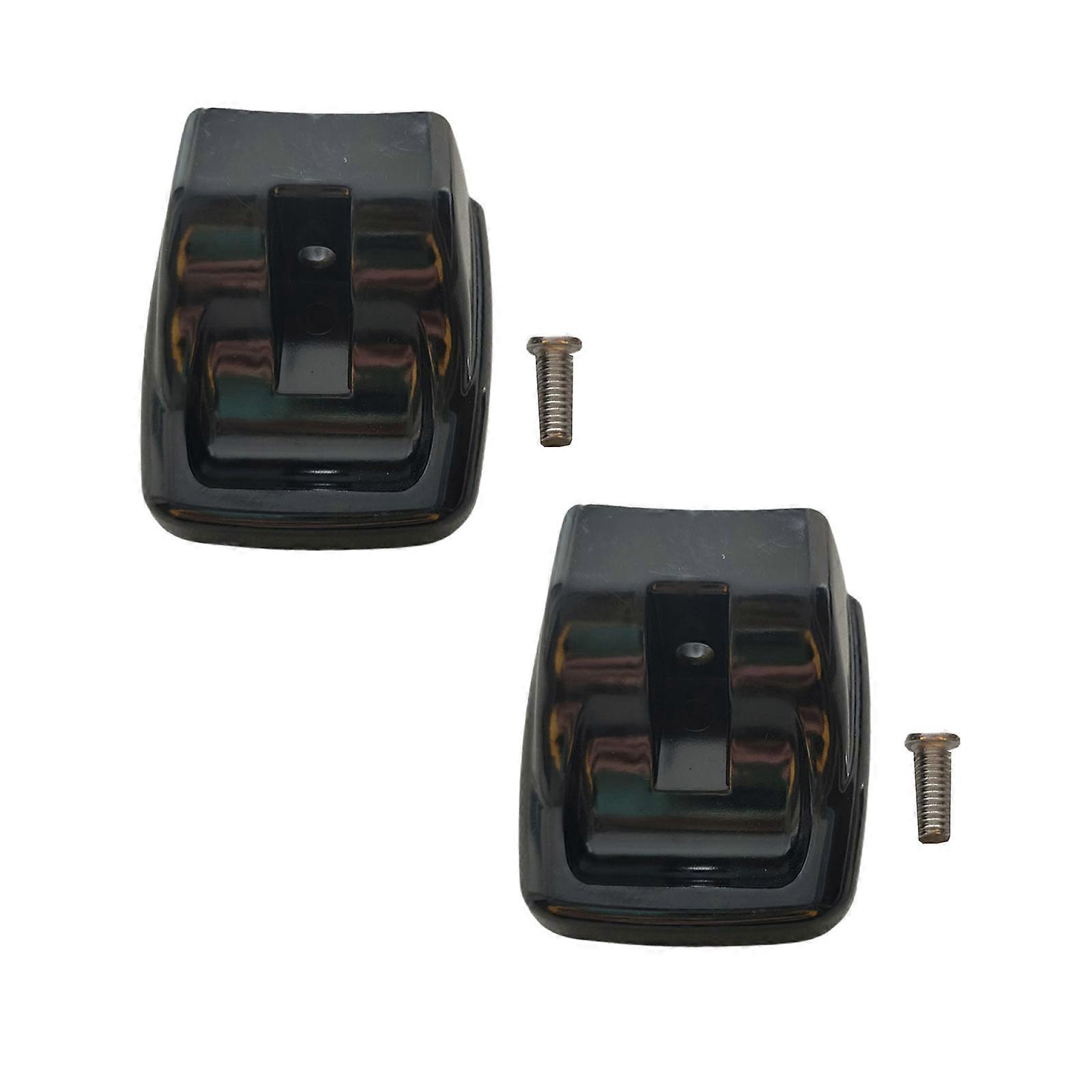 Pack of 2 Large Pressure Cooker Handle Replacements Heat Resistant Plastic Texture Easy Installation for Secure Cooking Multicolor