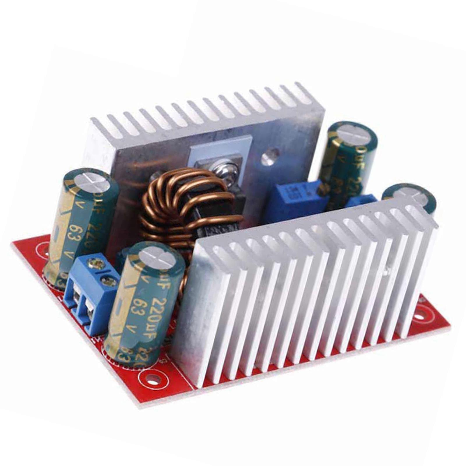 DC400W 15A Boost Converters with Adjustable Voltages and 0.2-12A Constant Current for LED Driver and Electric Equipment Multicolor