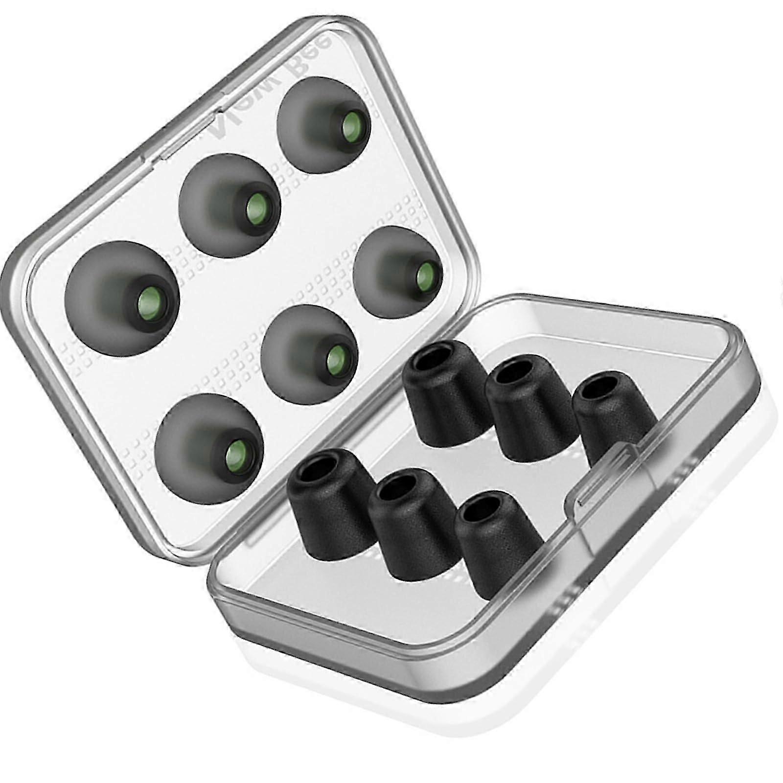 Soft Memory Foam Earbud Tips Replacement for Noise Isolation, Comfortable In-Ear Foam Covers Compatible with Most Earphones