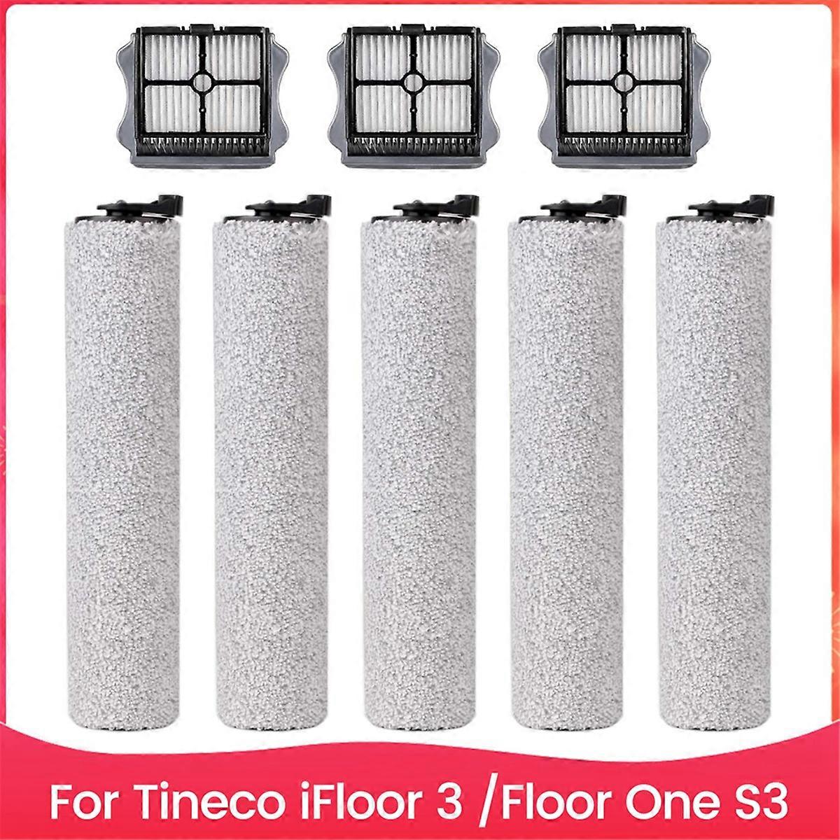 Replacement Brush Rollers and HEPA Filter Kits for IFloor 3 and Floor One S3 Cordless Wet Dry Vacuum Cleaner