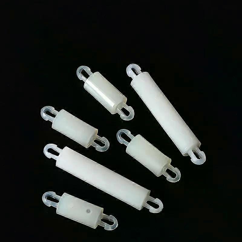 50P Open Hole 2.5mm Circuit Board Bracket PCB Board Nylon Isolation Column Double-Head Plastic Small Hole Spacing Column Support