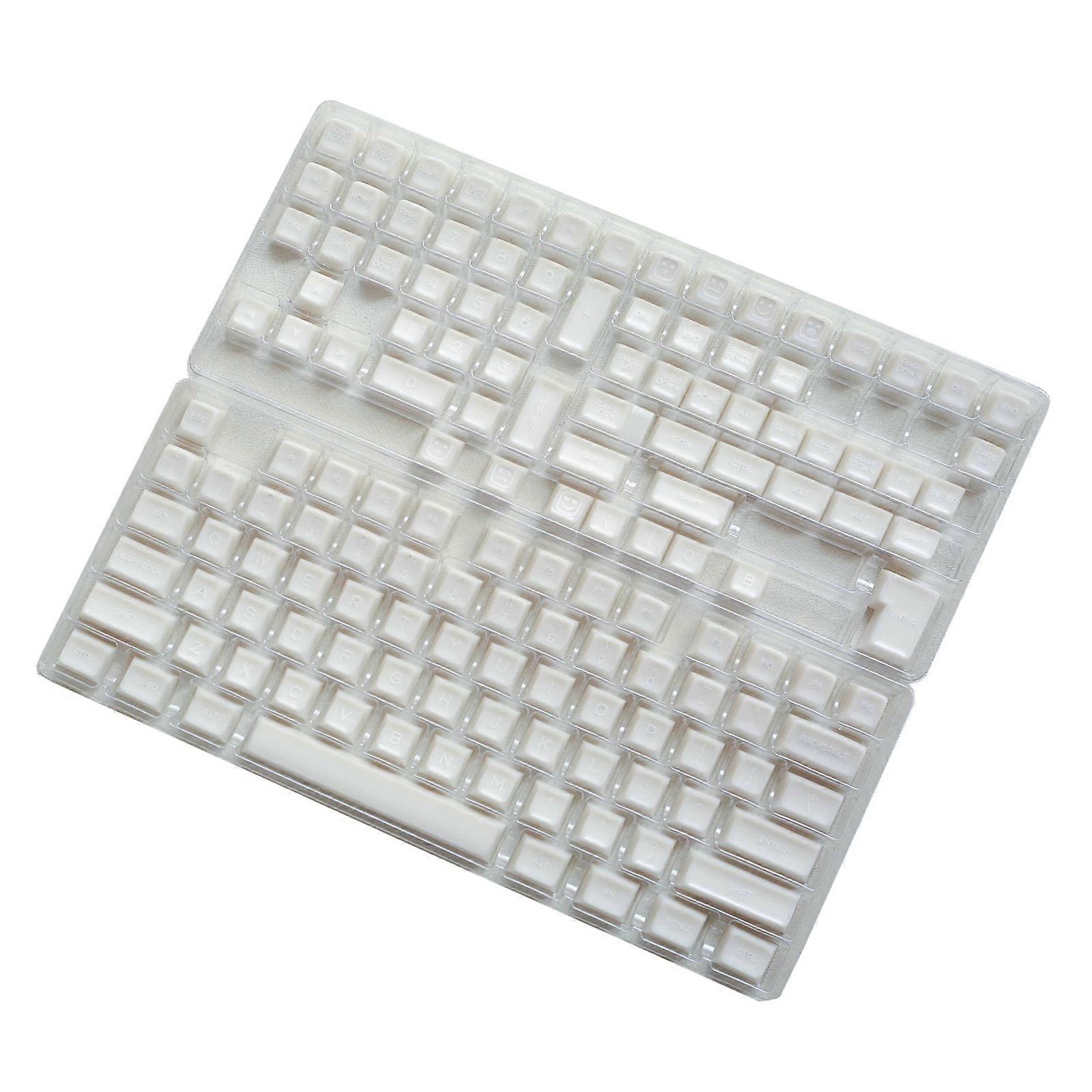 Blanc Jade Thème 142Touches SAProfile Keycap Double Shot PBT Keycaps pour claviers mécaniques Keycaps Blanc