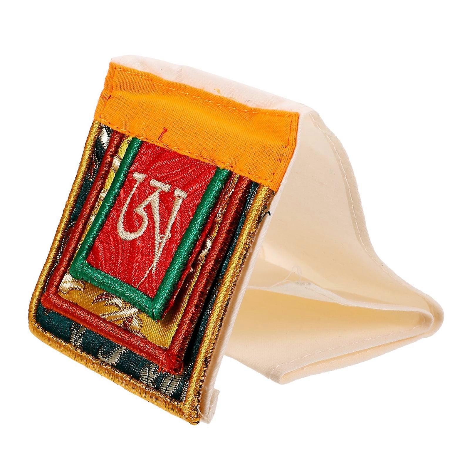 Book Bag Gift Tag Double Layer Polyester Embroidery Thread