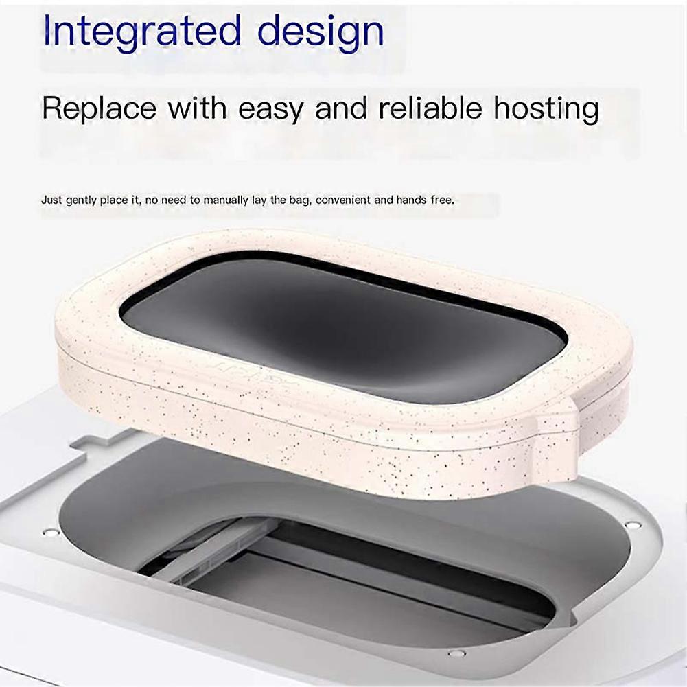 For Petkit-Refillable Ring Trash Bags Box, Ultra Exclusive Garbage Bin, Automatic Packaging, Cat Litter Box