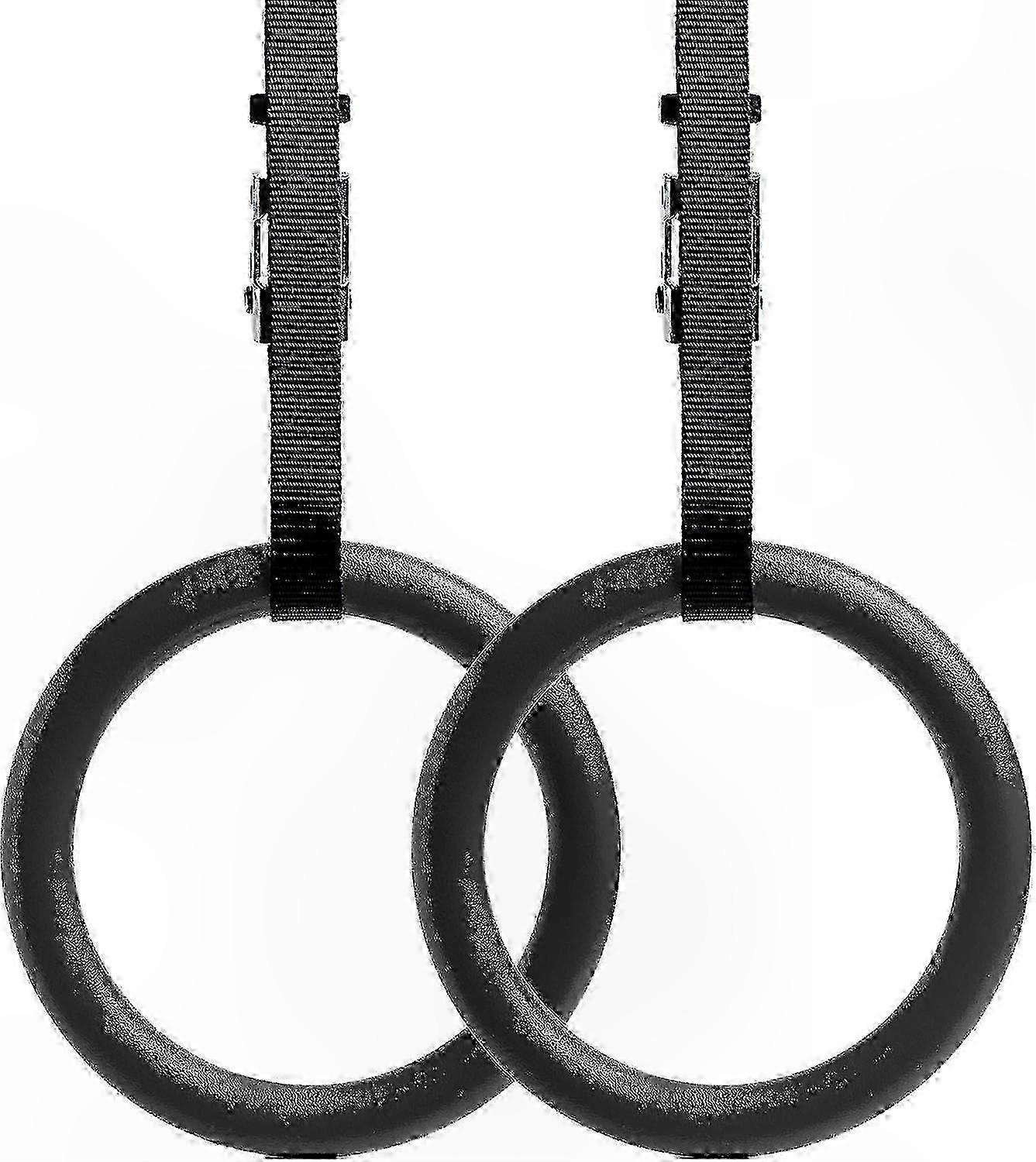 Adjustable Gym Rings with Non-Slip Grip for Home Workouts and Strength Training (Set of 2)