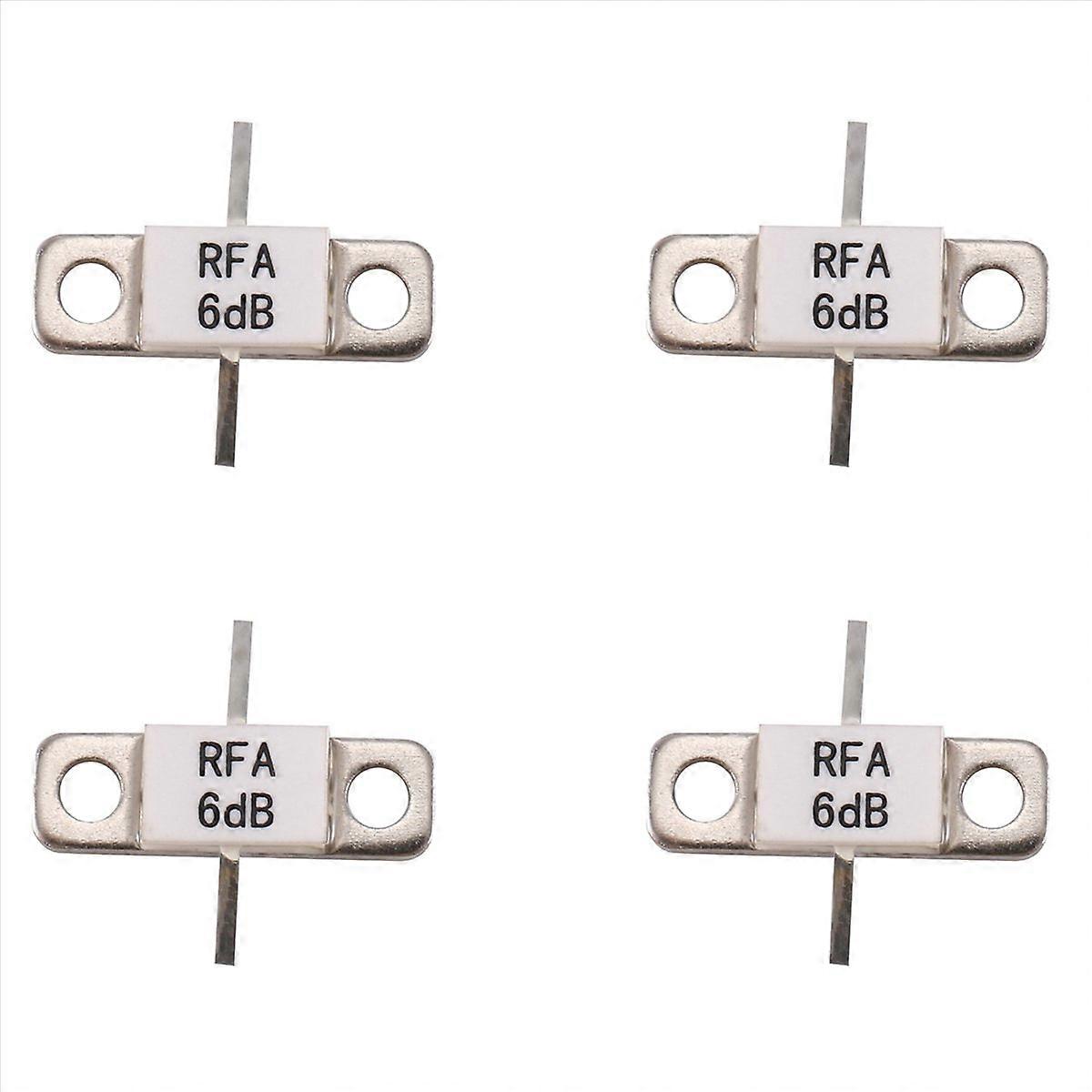 4X 6DB ATTENUATORS FLANGED 100 Watt 6 DB 100W-6DB RFP 100W-6DB 100Watt DC-3.0 Ghz RFP 100W-6DB RFR 6