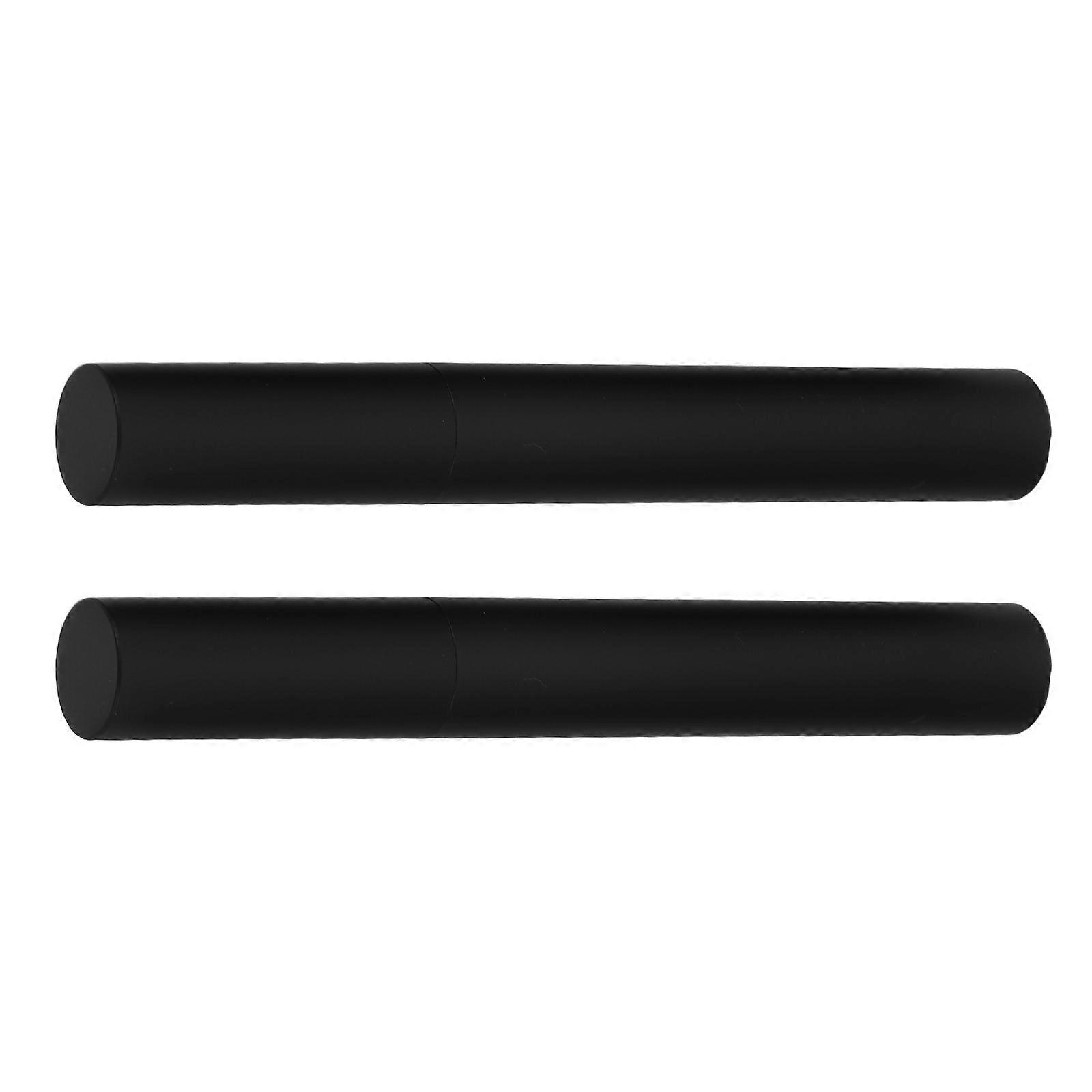 Black Temporary Beard Color for Men Eyebrow Brush 2Pcs Set