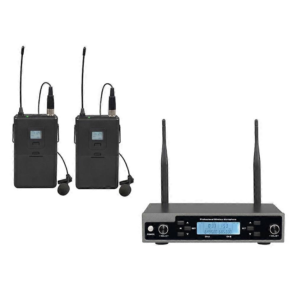 Dynamic Lavalier Microphone with Receiver, EU Plug