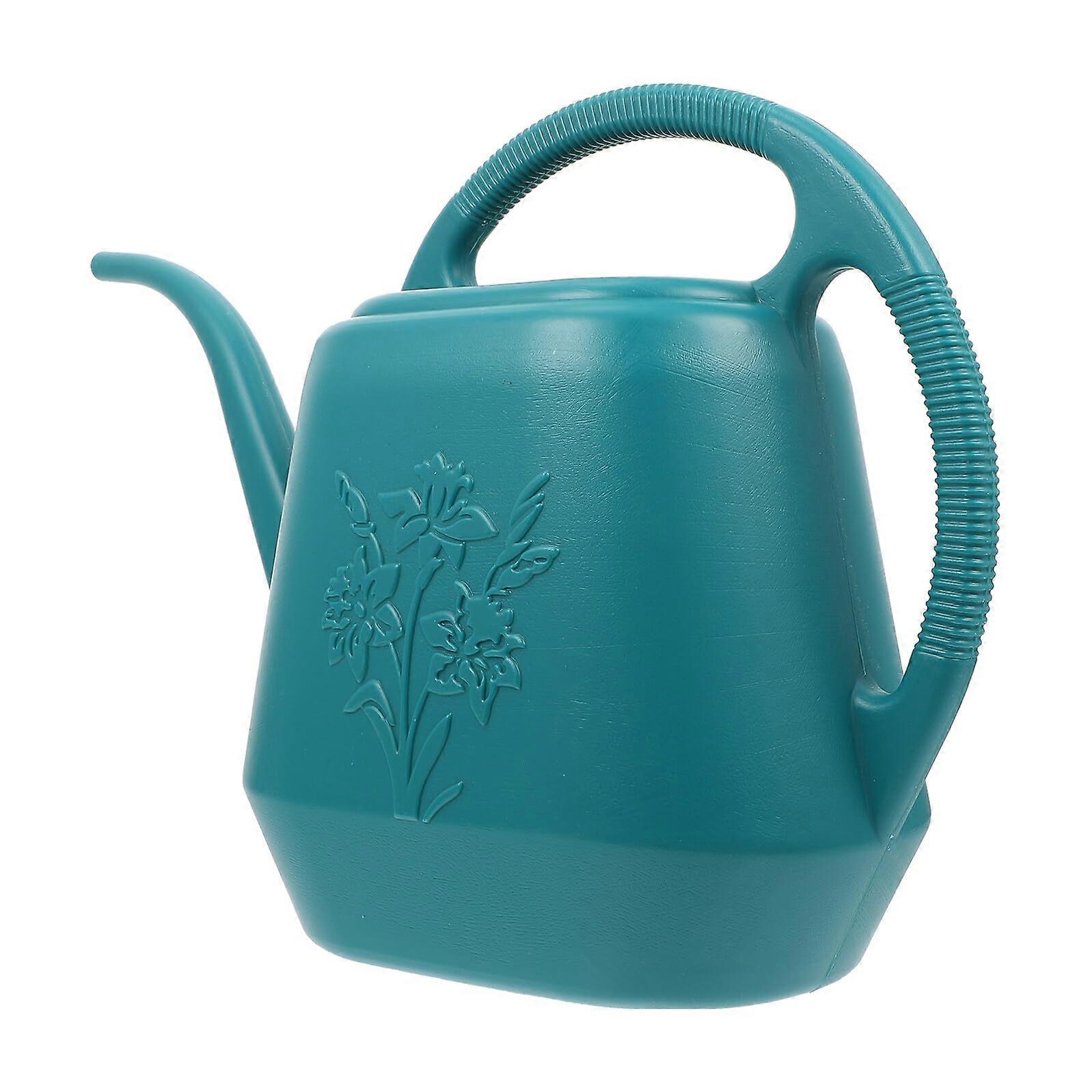 Large Capacity Plastic Watering Can with Long Spout and Ergonomic Handle for Indoor and Outdoor Plants Ref: 5804