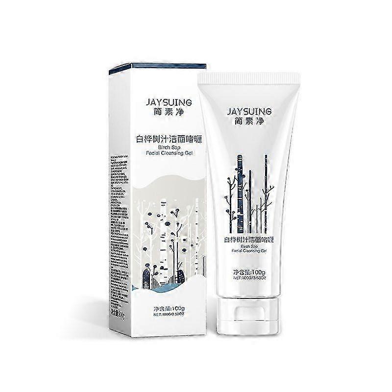 Birch Sap Brightening Facial Cleansing Gel  Hydrating, Gentle, Refreshing & Moisturizing for Radiant, Smooth Skin | Suitable for Sensitive Skin
