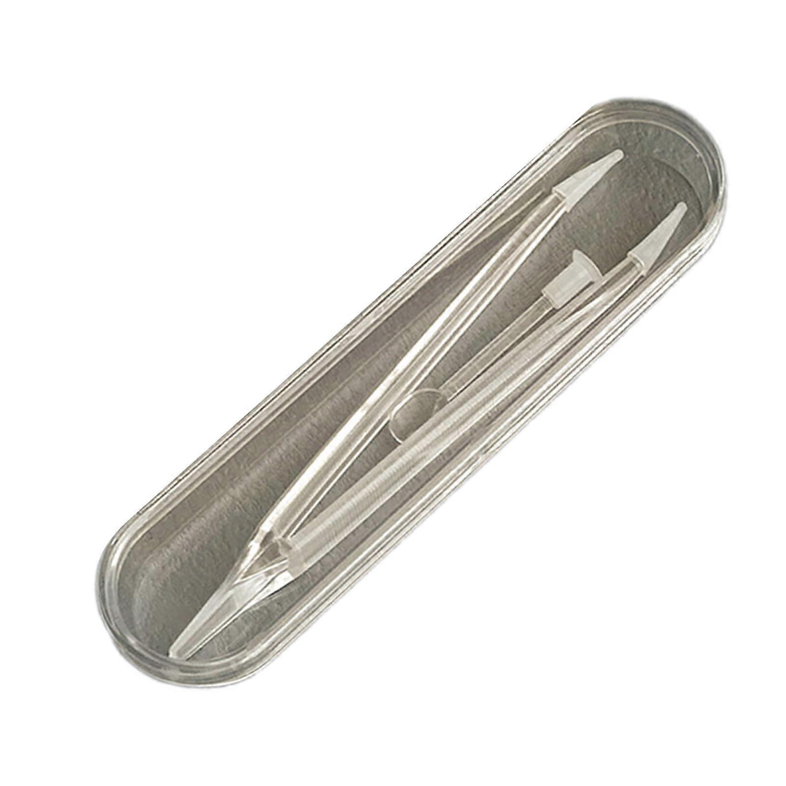 Contact Lens Remover and Applicator Kit with Long Transparent Tweezers and Suction Rod for Easy Insertion