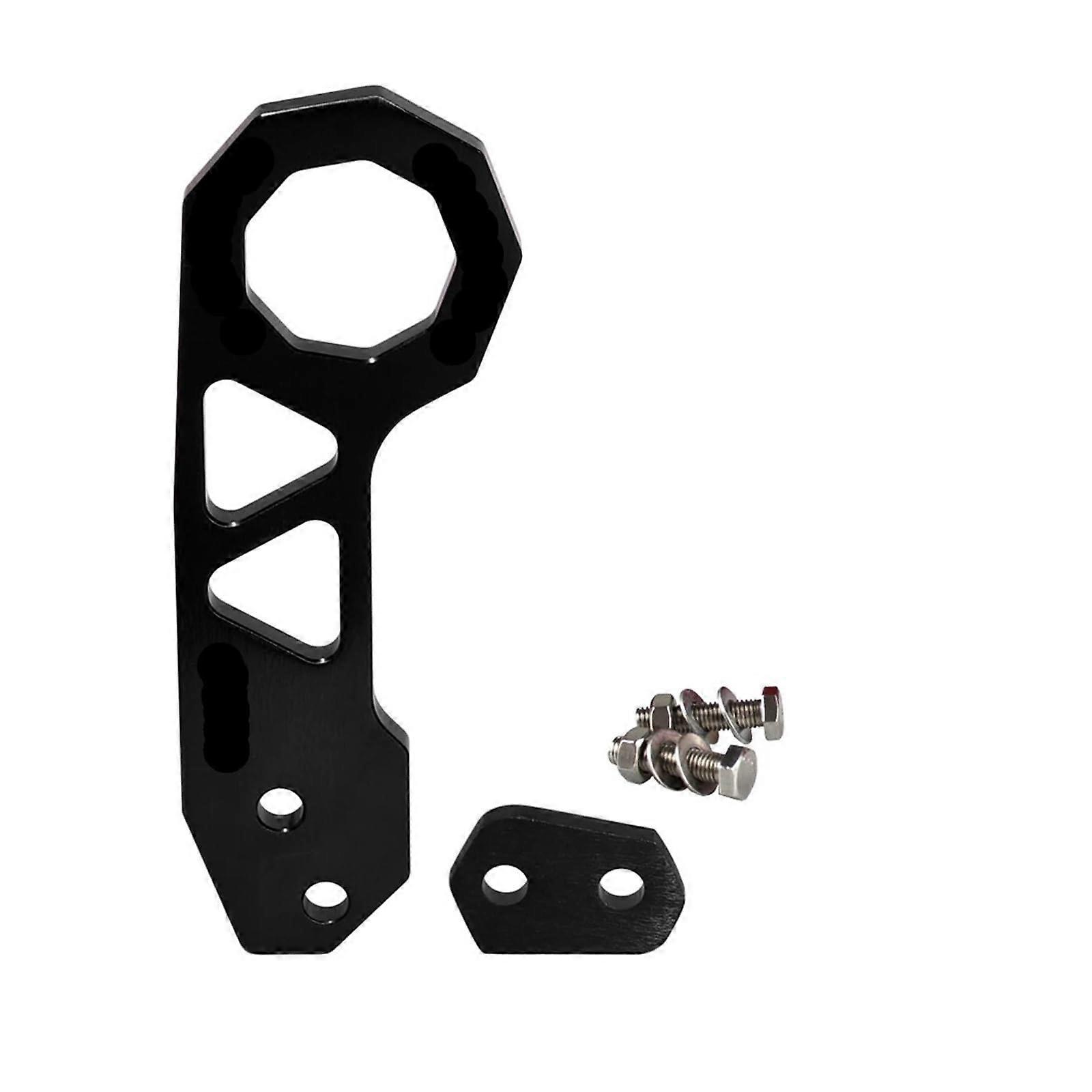 Universal JDM Tow Hook Aluminum Alloy Rhombic Design Front Rear Car Towing Accessory