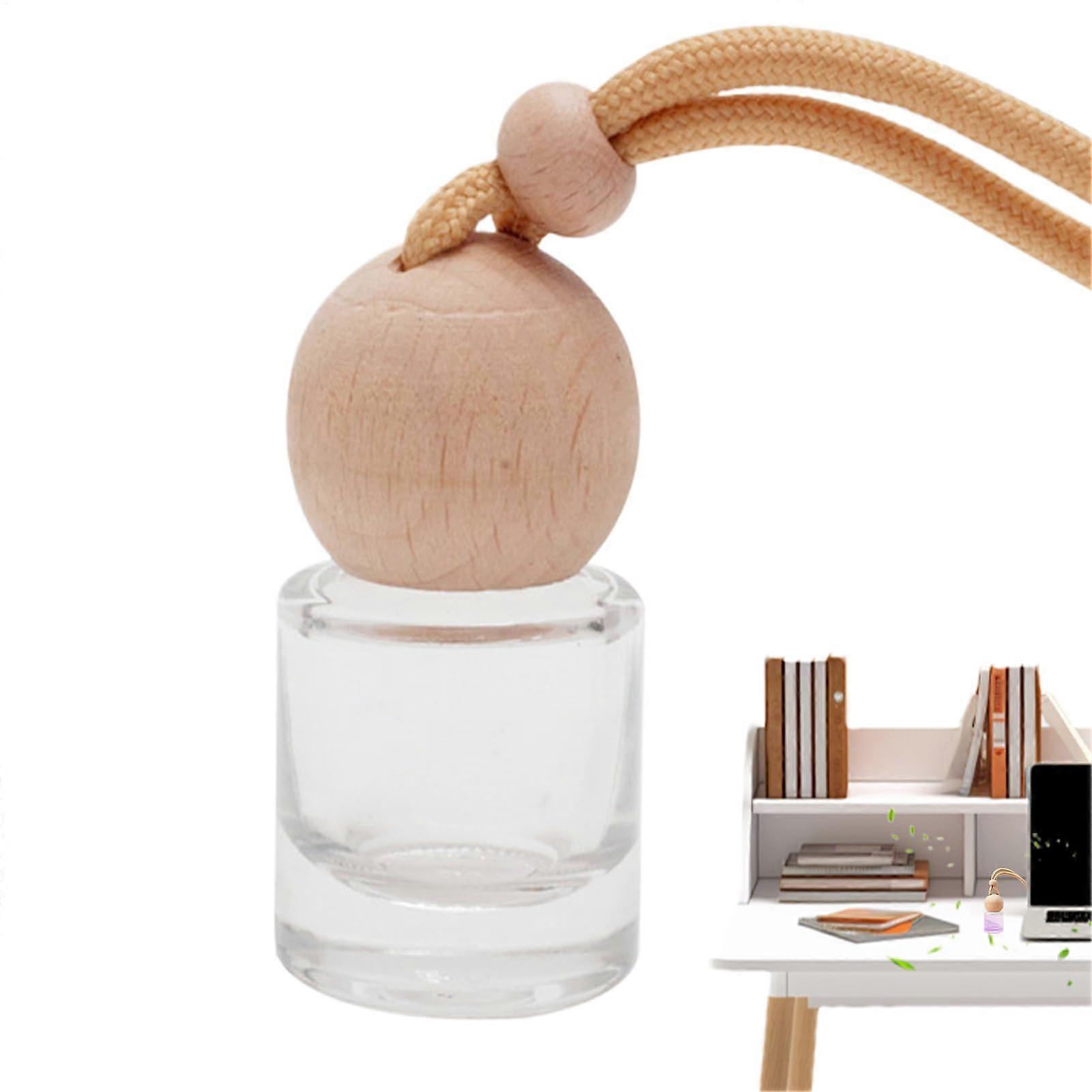 Luxury Hanging Glass Car Diffuser Air Freshener Pendant for Rearview Mirror, 8ml Capacity