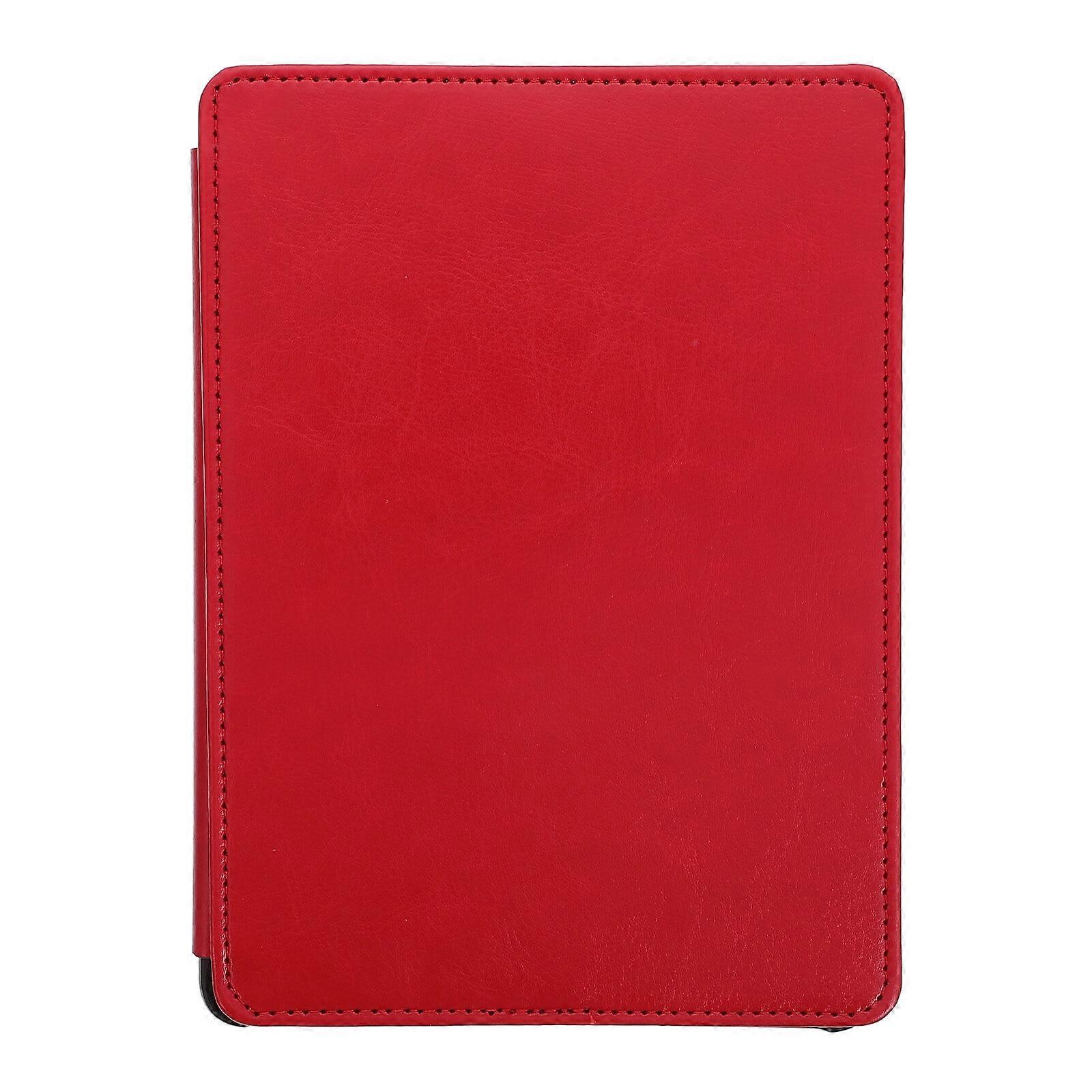 Ebook Leather Case Electronics E-book Reader Ereader Cover Pu Red Superfine Fiber