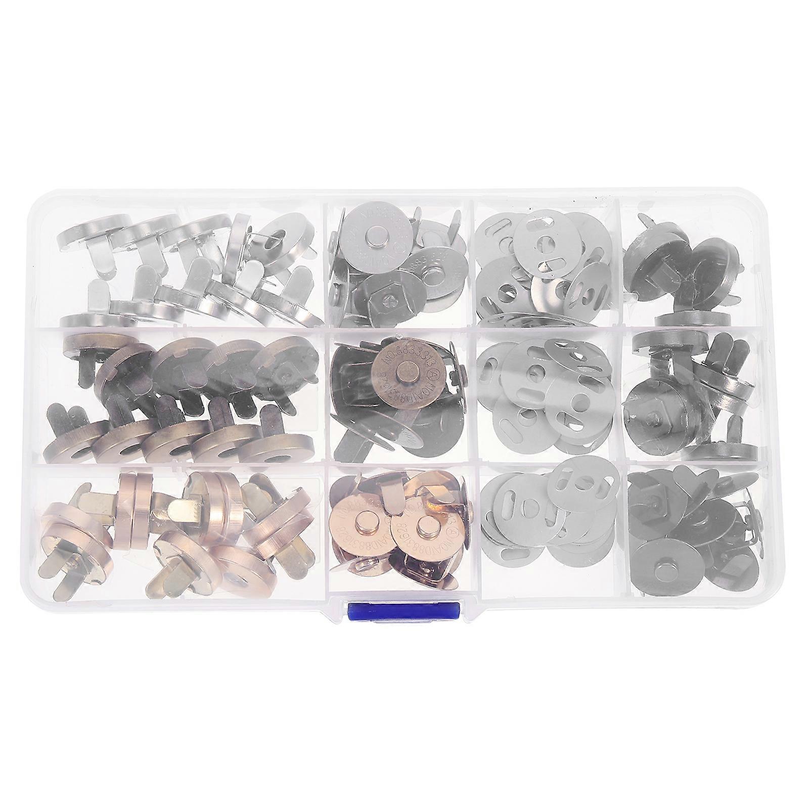 160Pcs Magnetic Button Clasp for Purse Button Closure DIY Kit