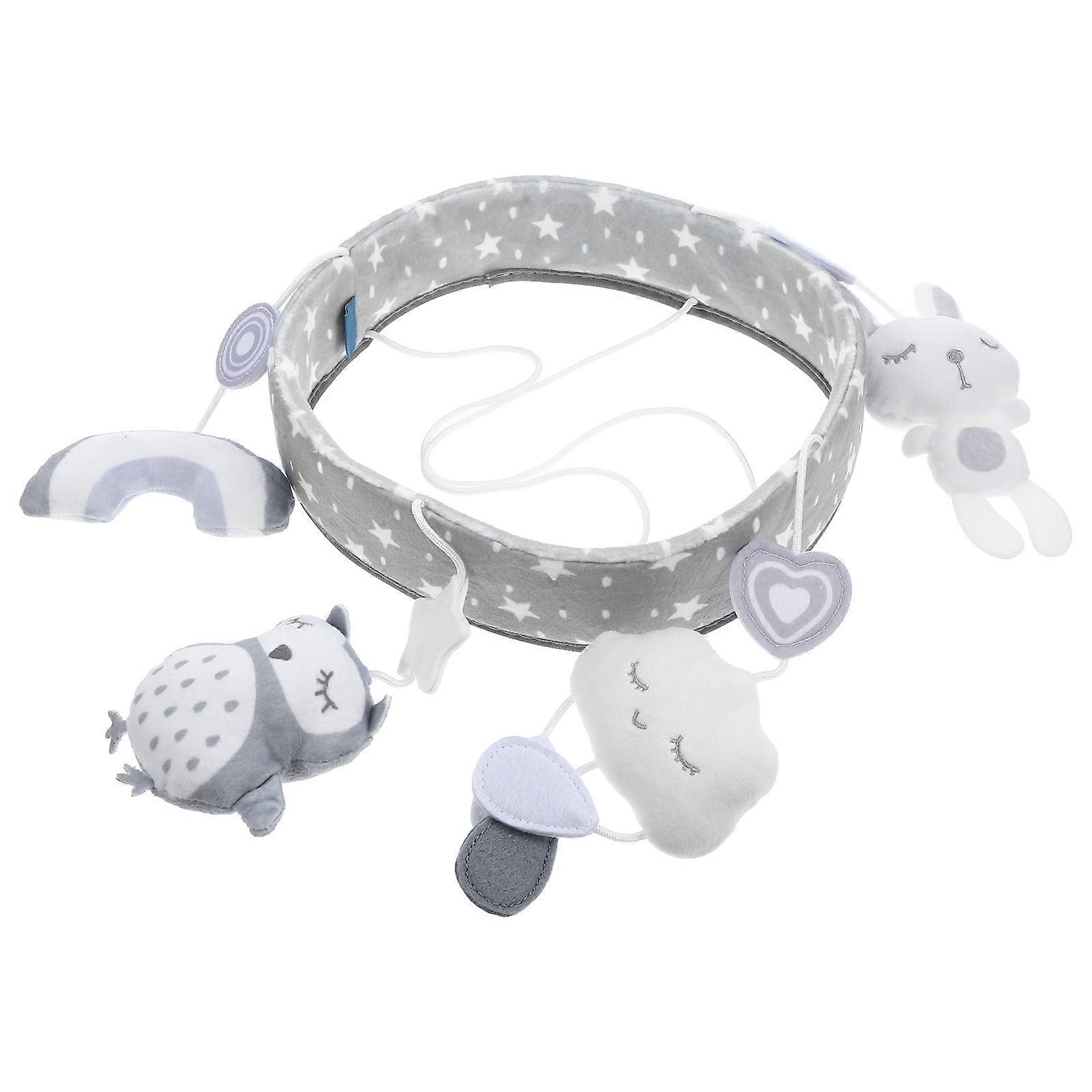 Mobile Mobile Toy for Playing Grey Plush