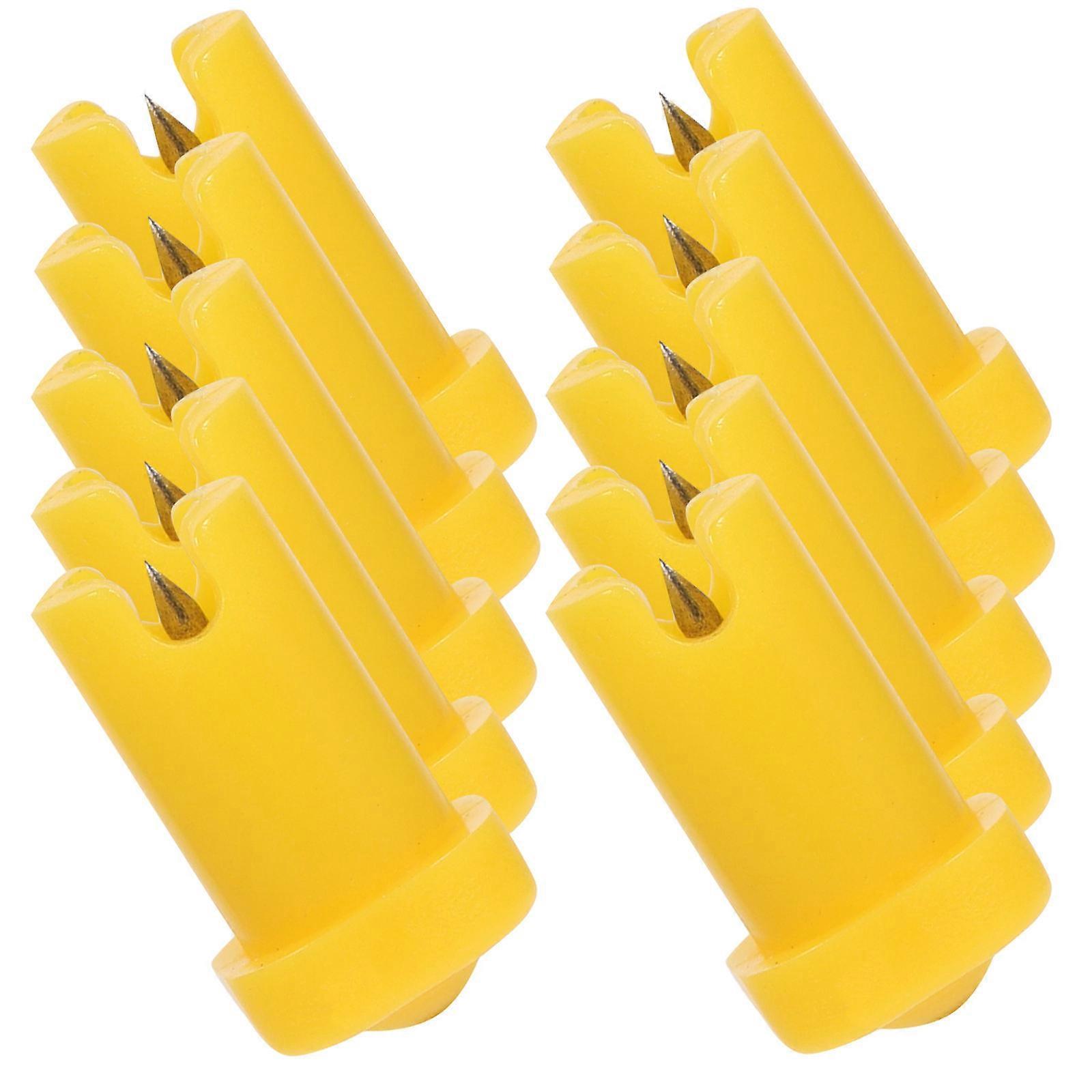 Eyelash Bottle Nozzle Needle for Salon Use 500Pcs Yellow Replacement