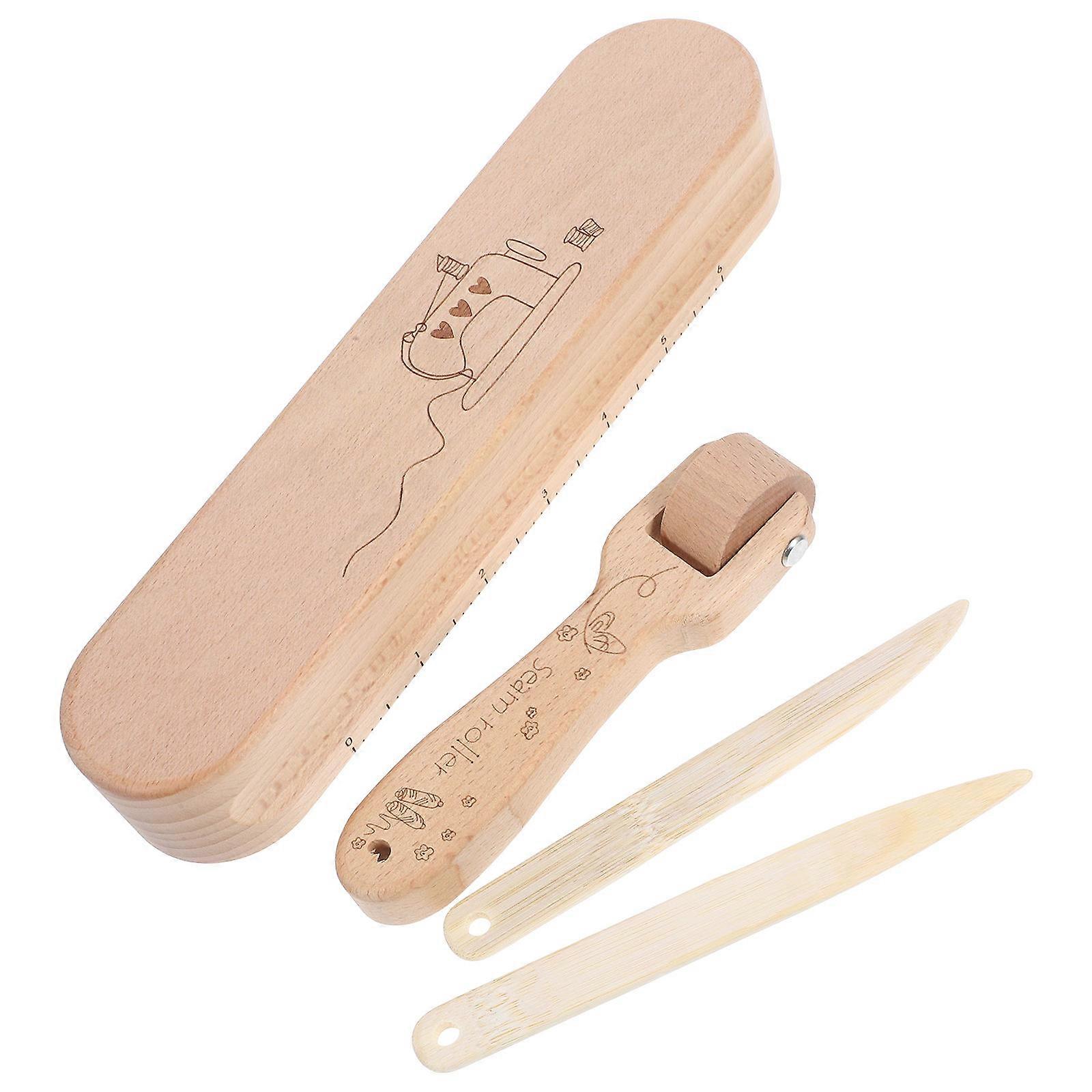 4Pcs Beech Wood Tailors Clapper for Fabric Pressing Sewing Tools