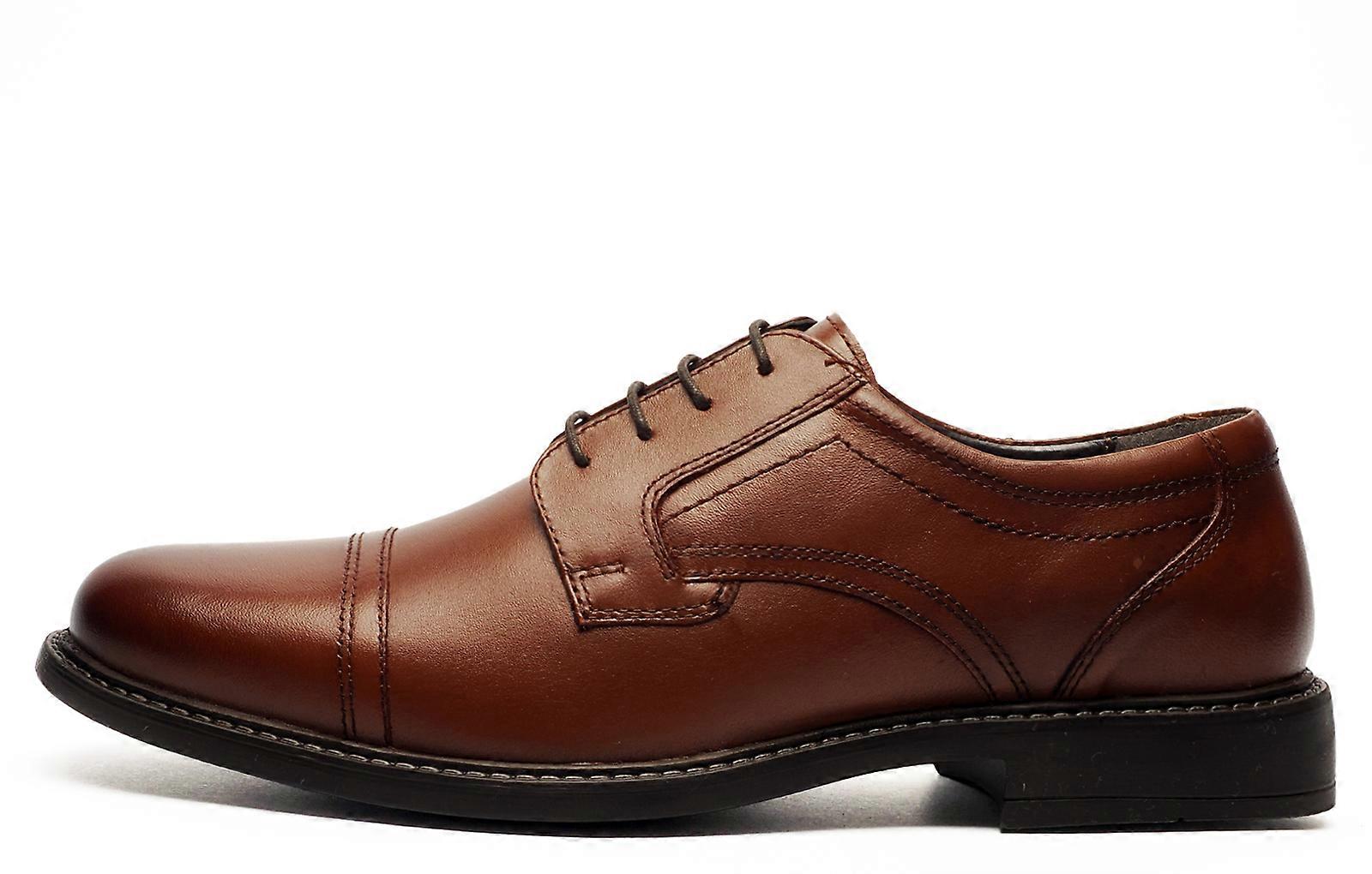 Oaktrak Charles Leather Shoes Tan