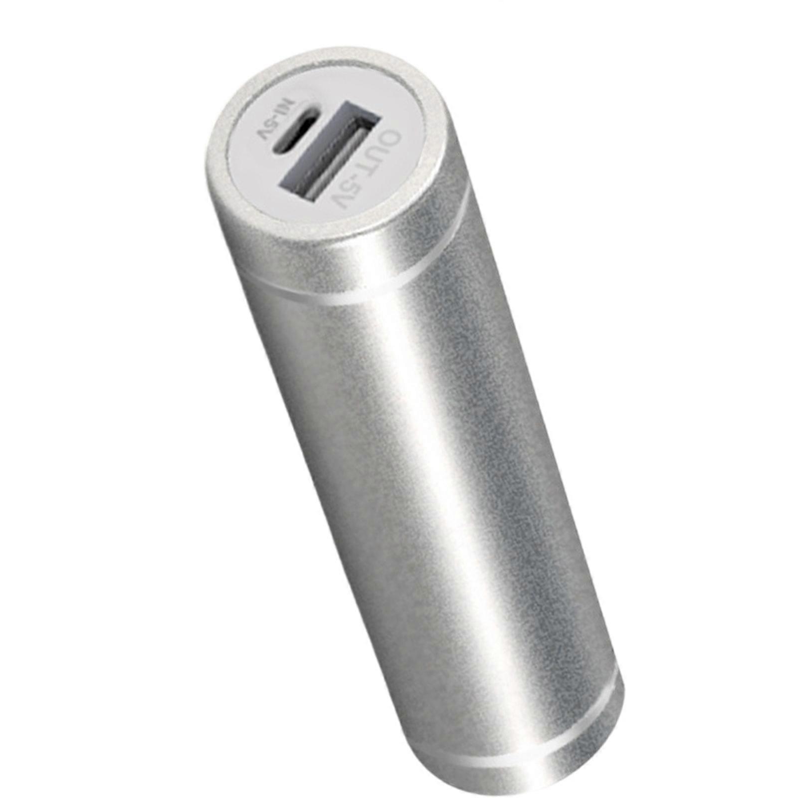 Power Box Charging Case for 18650 Rechargeable Battery Powerbank Battery Holder (Battery Not Included)  White