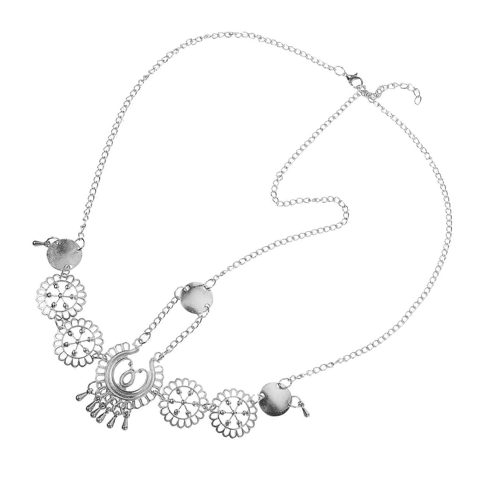 Wedding Chain Forehead Head Chain for Decoration Use Silver