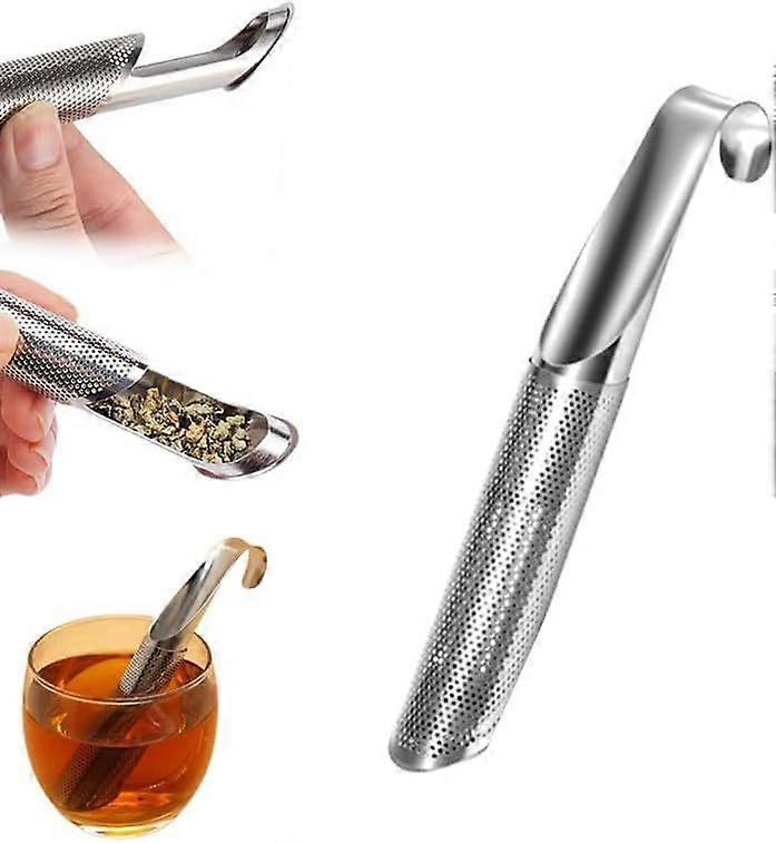 Stainless Steel Tea Diffuser, 2024 New Tea Artifact Creative Pipe, Stainless