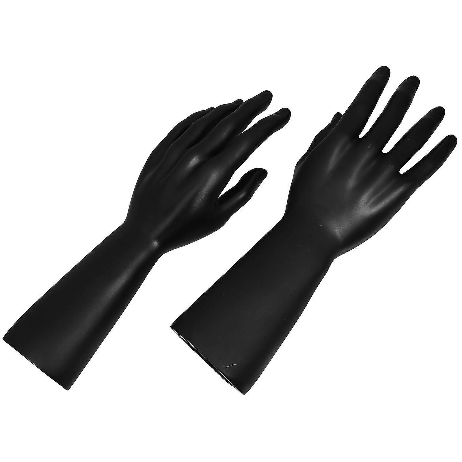 Multi-Function Ring Holder Mannequin Hands Jewelry Holder with 8Pcs Display Set