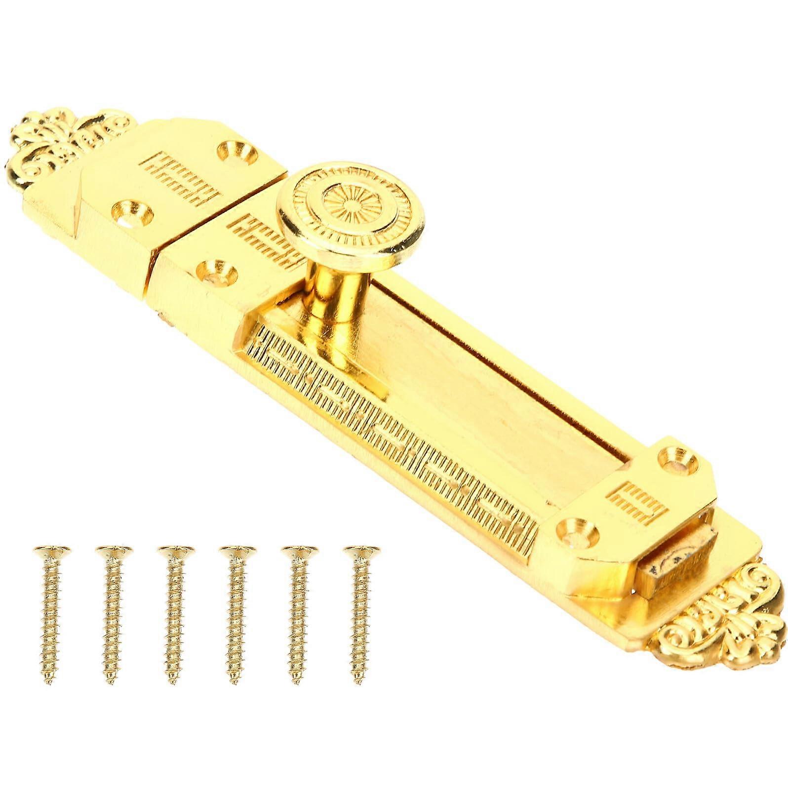 Zinc Alloy Door Lock Vintage French Door Latch RustResistant Easy Install Smooth Edge Design