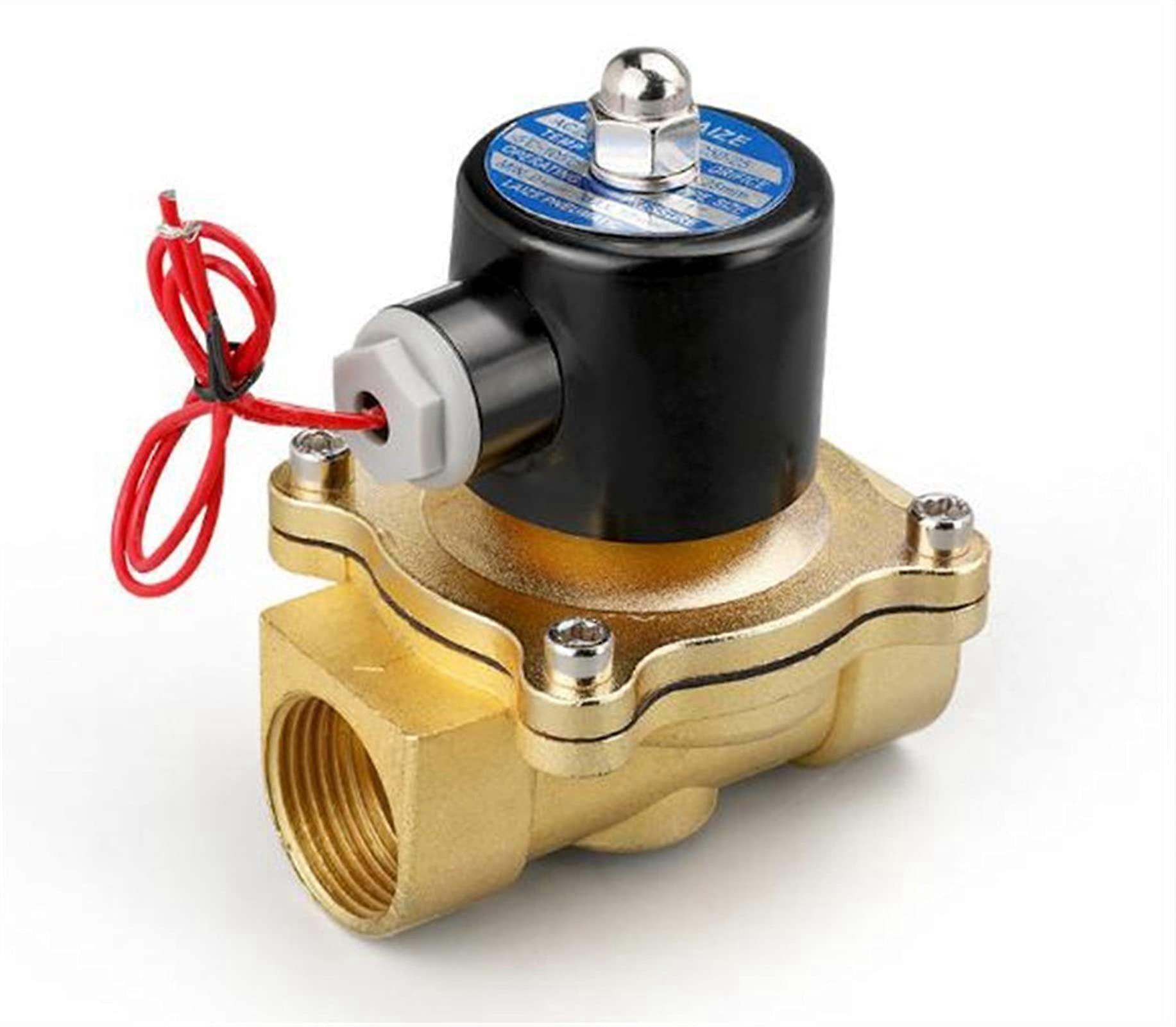 Electric Solenoid Valve 1/4 Inch DN35 12V DC Compatible with Industrial Applications and Fluid Control Systems