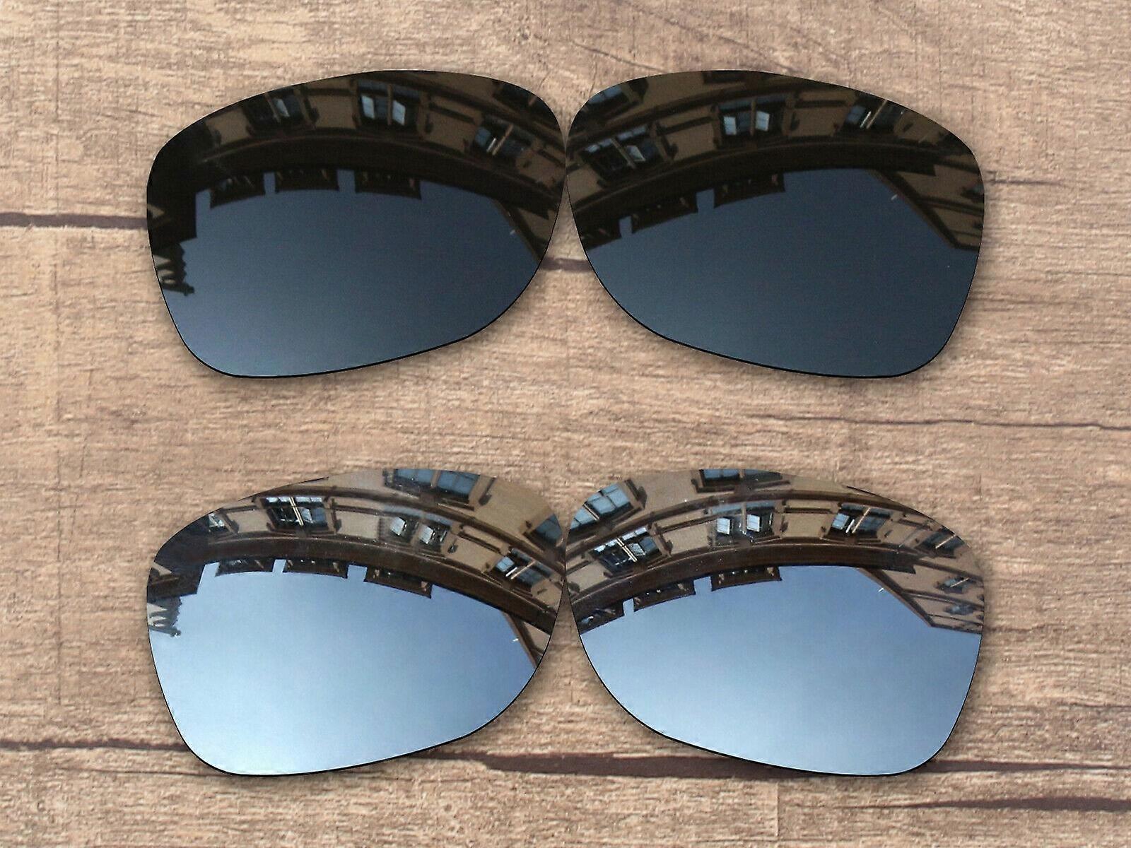 Vonxyz Polarized Lens for-Oakley Catalyst OO9272 Retro Black+Silver-Combo Pack