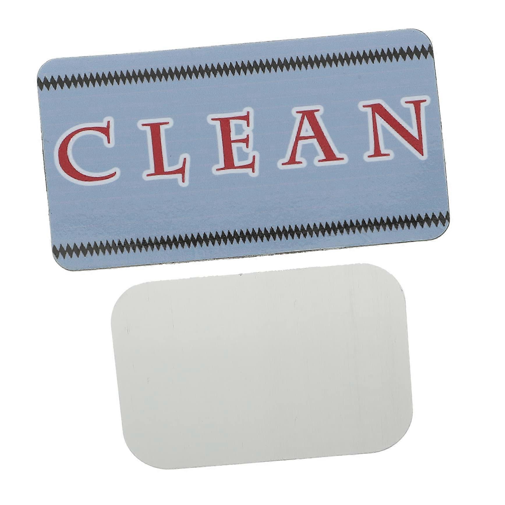 Dishwasher Clean Dirty Magnet DoubleSided Magnetic Sign for Easy Kitchen Status Indicator