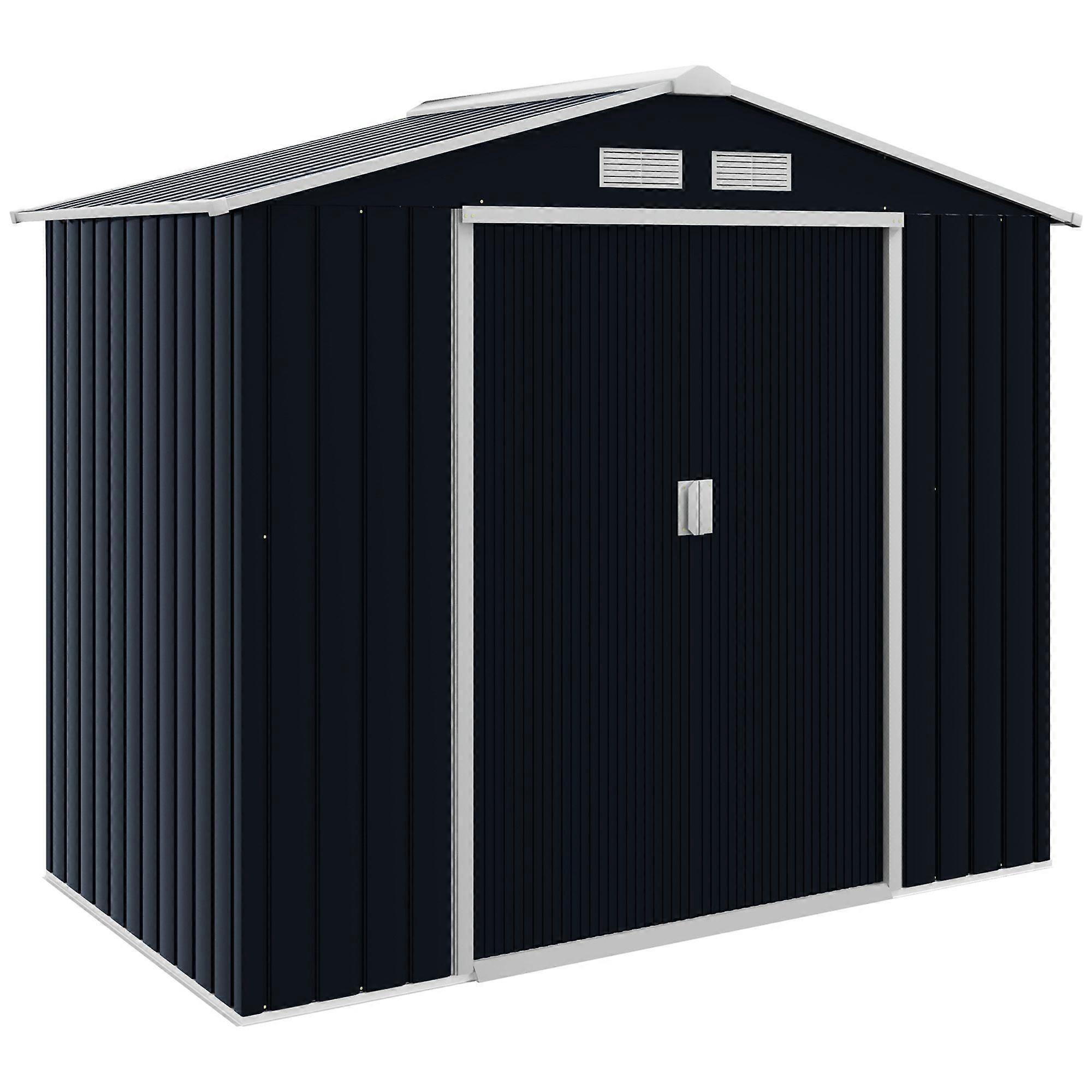 7x4ft Weatherproof Bike Storage Shed