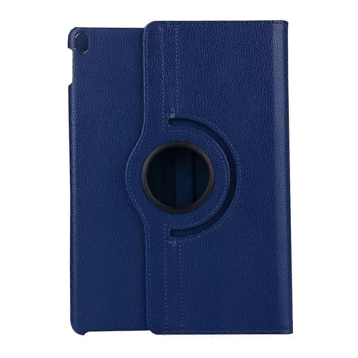 Case For Ipad Pro 13 2024 Dark Blue Rotating Leather Stand
