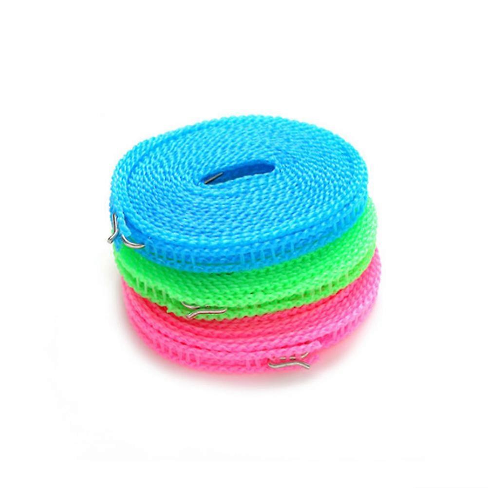 Elastic Clothesline for Clothes Drying Portable Antiskid Rope 3 Meters