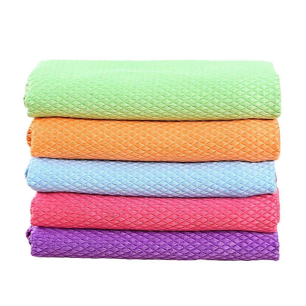 Durable Window Cleaning Rags For Household Users Water Absorbable 30x40cm 5 Pcs