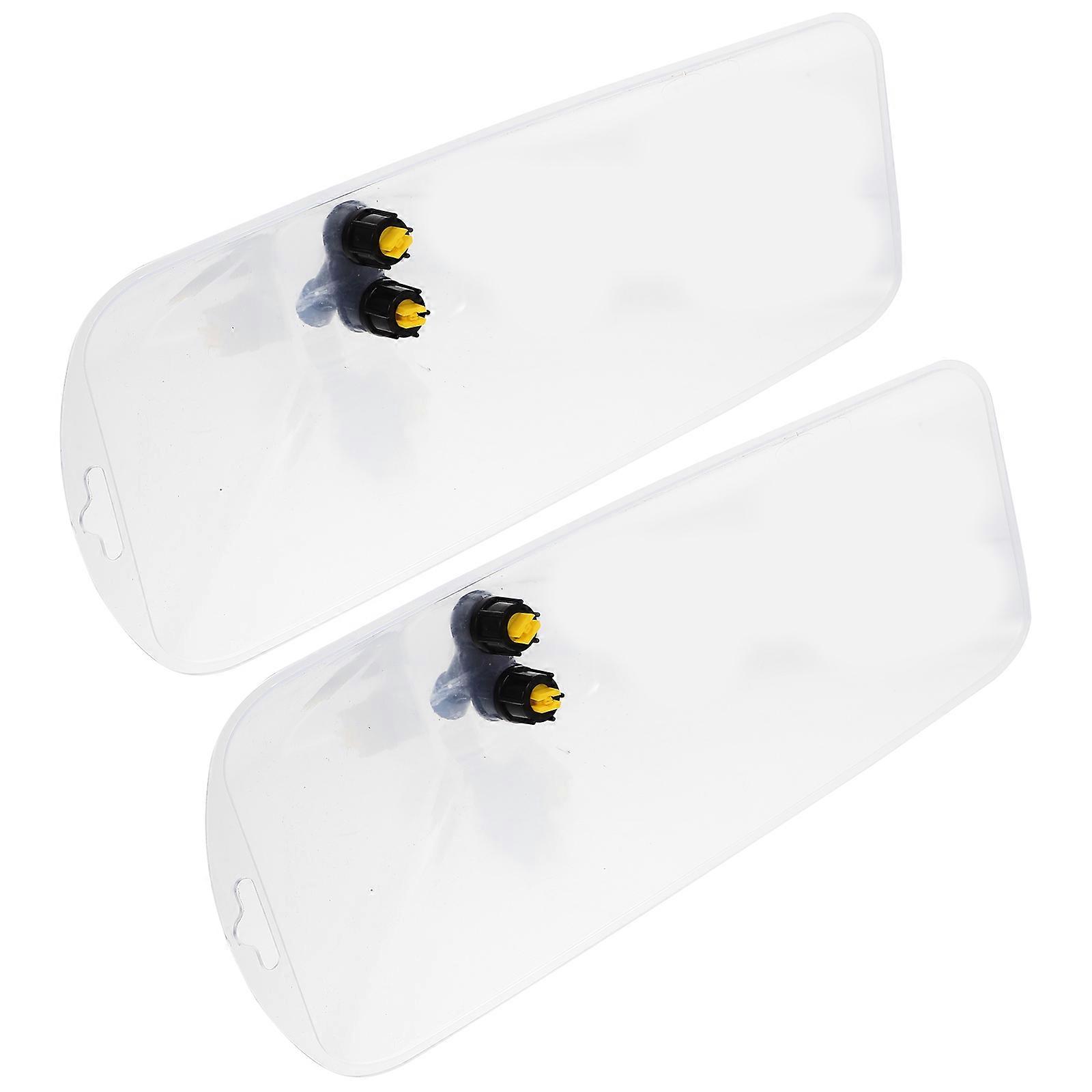 Transparent Plastic Spraying Nozzle Sprayer Replacement for Garden 2Pcs