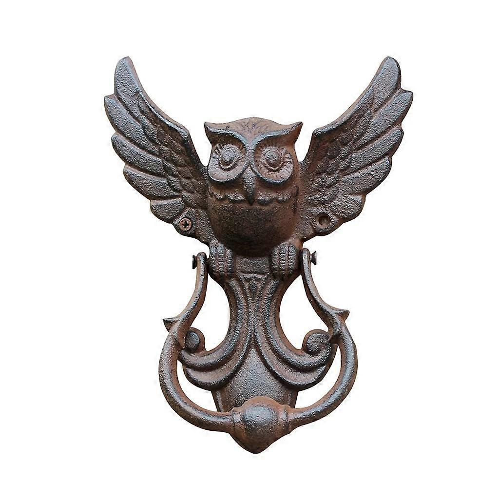 Vintage Cast Iron Door Handle Pull with Screws for Rustic Home or Cafe Decor