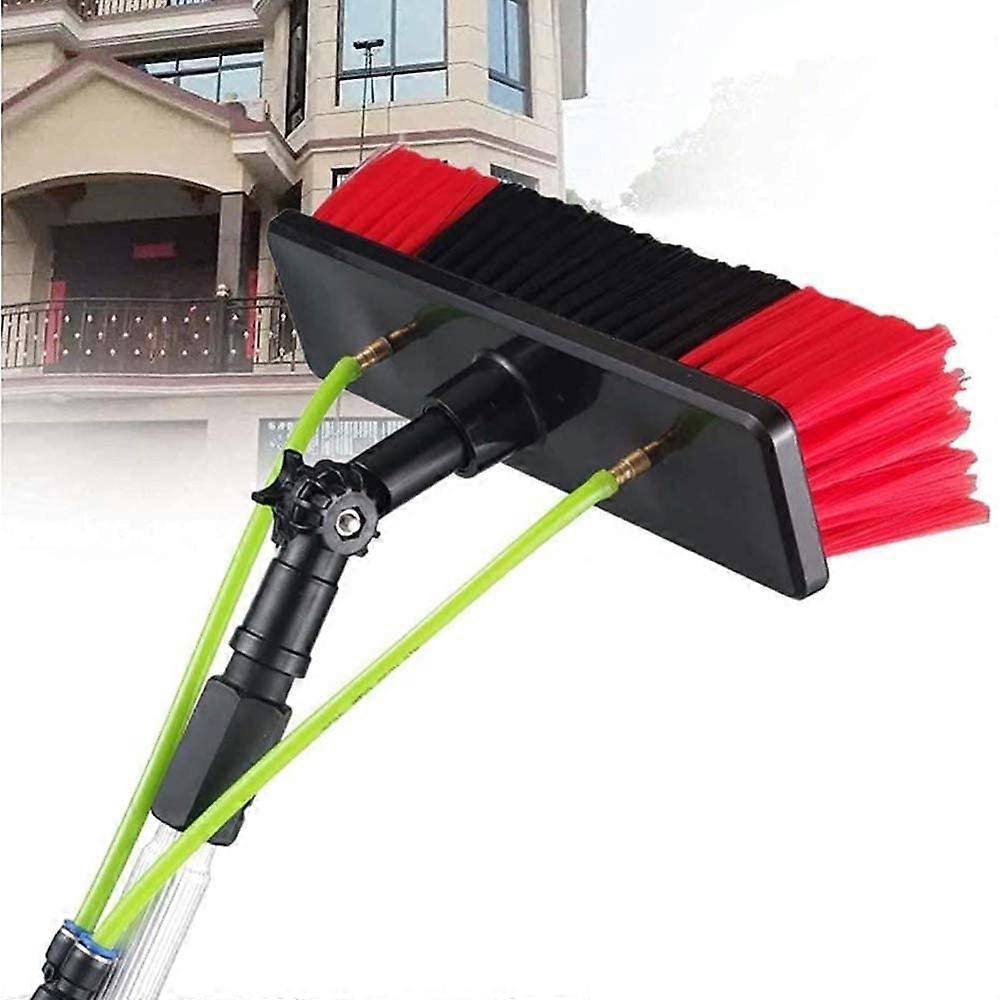 Solar Panel Cleaning Kit 12M Water Fed Pole with 35cm Soft Brush for Windows and Roofs
