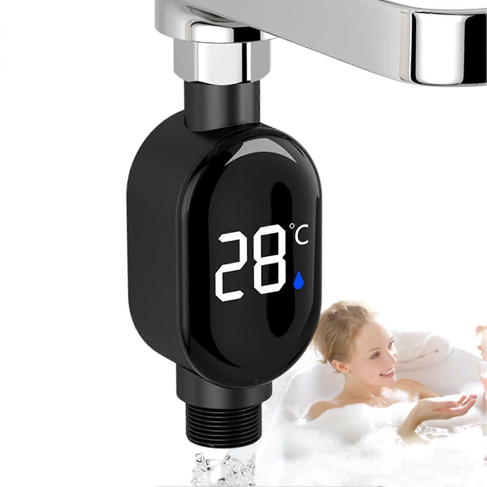 Digital Shower Thermometer with Large LCD Display,  Accuracy Waterproof Temperature Gauge for Bathroom