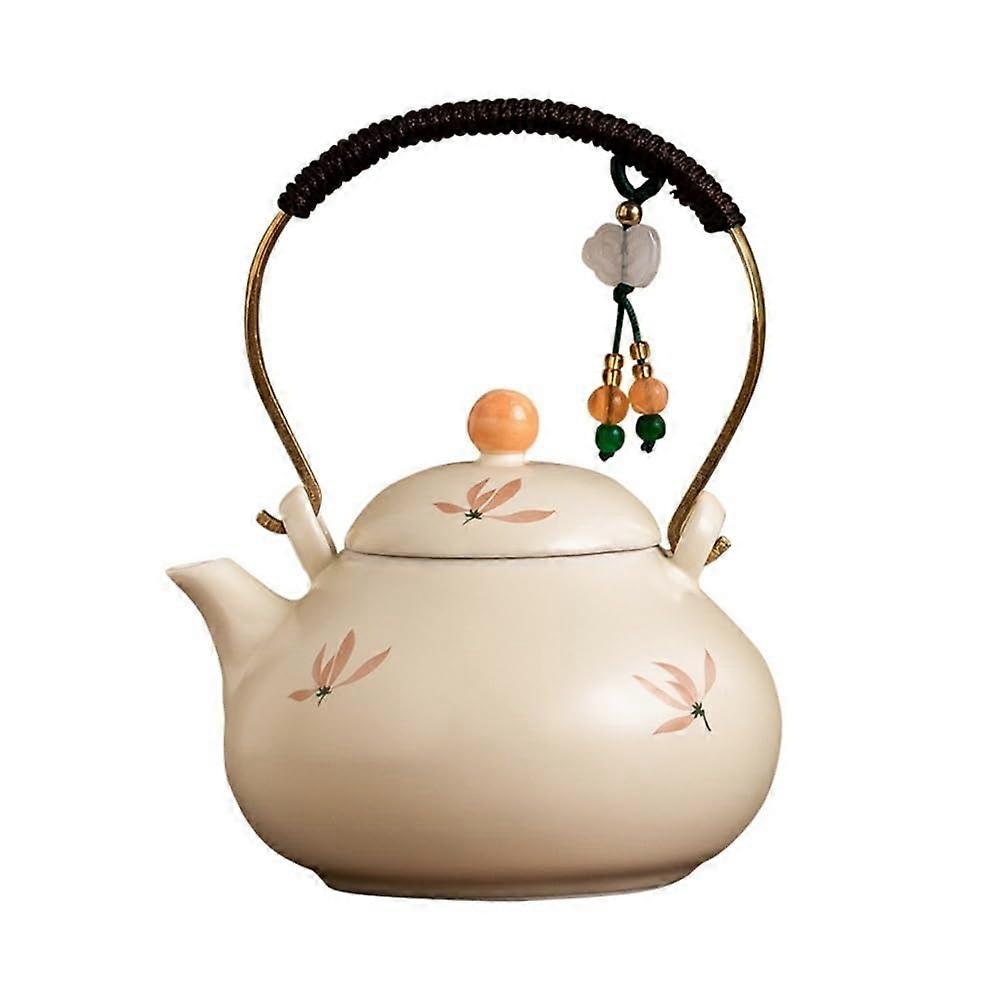 Ceramic Tea Set with HeatResistant Construction, Authentic Chinese Teapot for Loose Leaf Tea Brewing