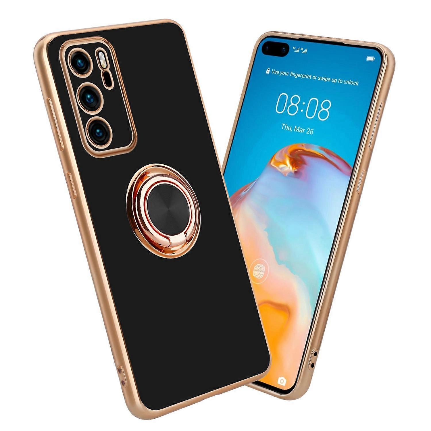 Huawei P40 Case TPU Protective Case - with Camera Protector and Ring