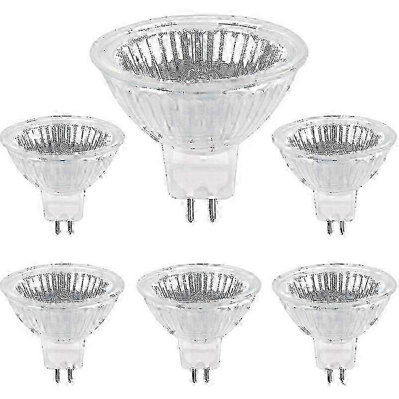 Halogen Bulb GU5.3 50W 12V 6-Pack for MR16 Spotlight Replacement