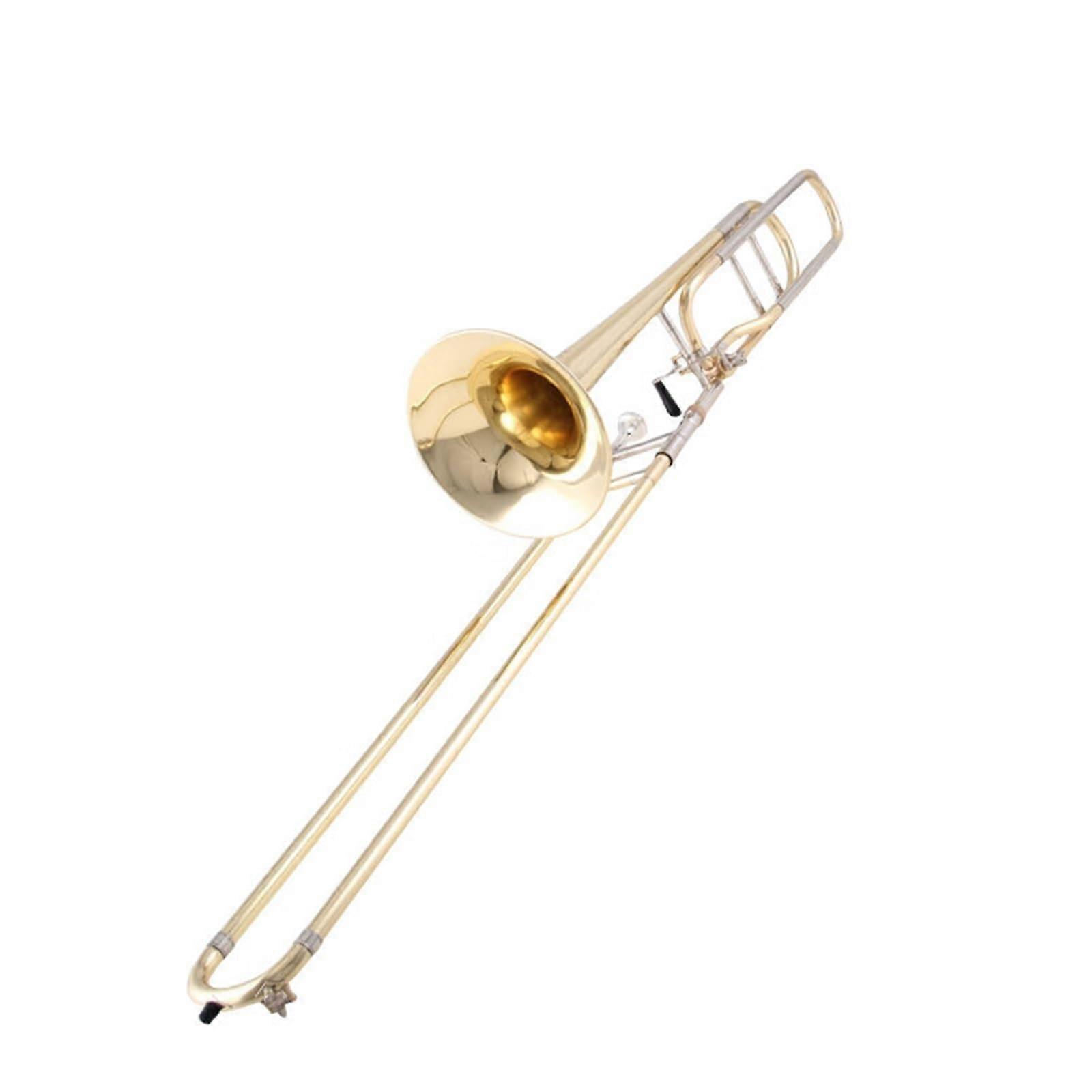 Tenor Trombone Bb F Key Gold Lacquer with Smooth Precision Slide for Grading Examination Type 4