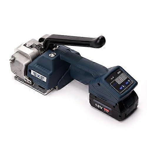 Electric Strapping Machine with Digital Weld Control, Rechargeable Battery Powered Tool for PET PP Strap Packing