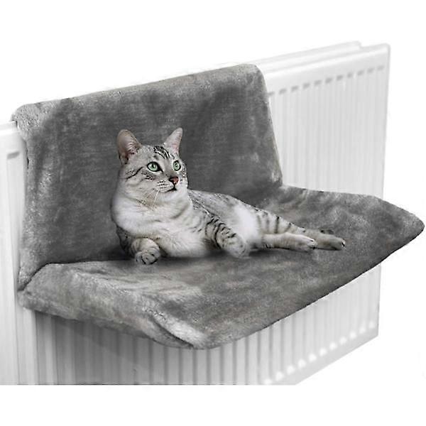 Warm and comfortable cat and dog compatible bed (grey)