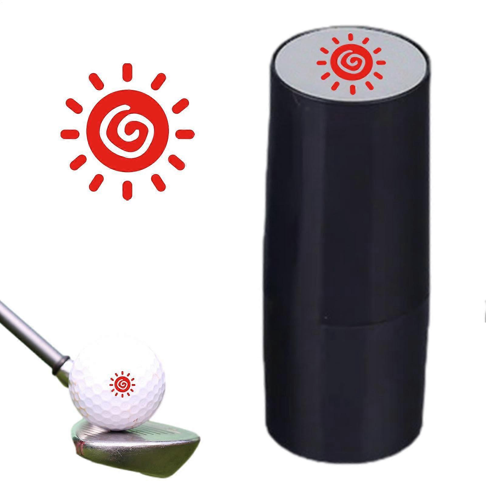 Golf Ball Stamp Marker with Waterproof QuickDry Ink for Rapid Ball Identification